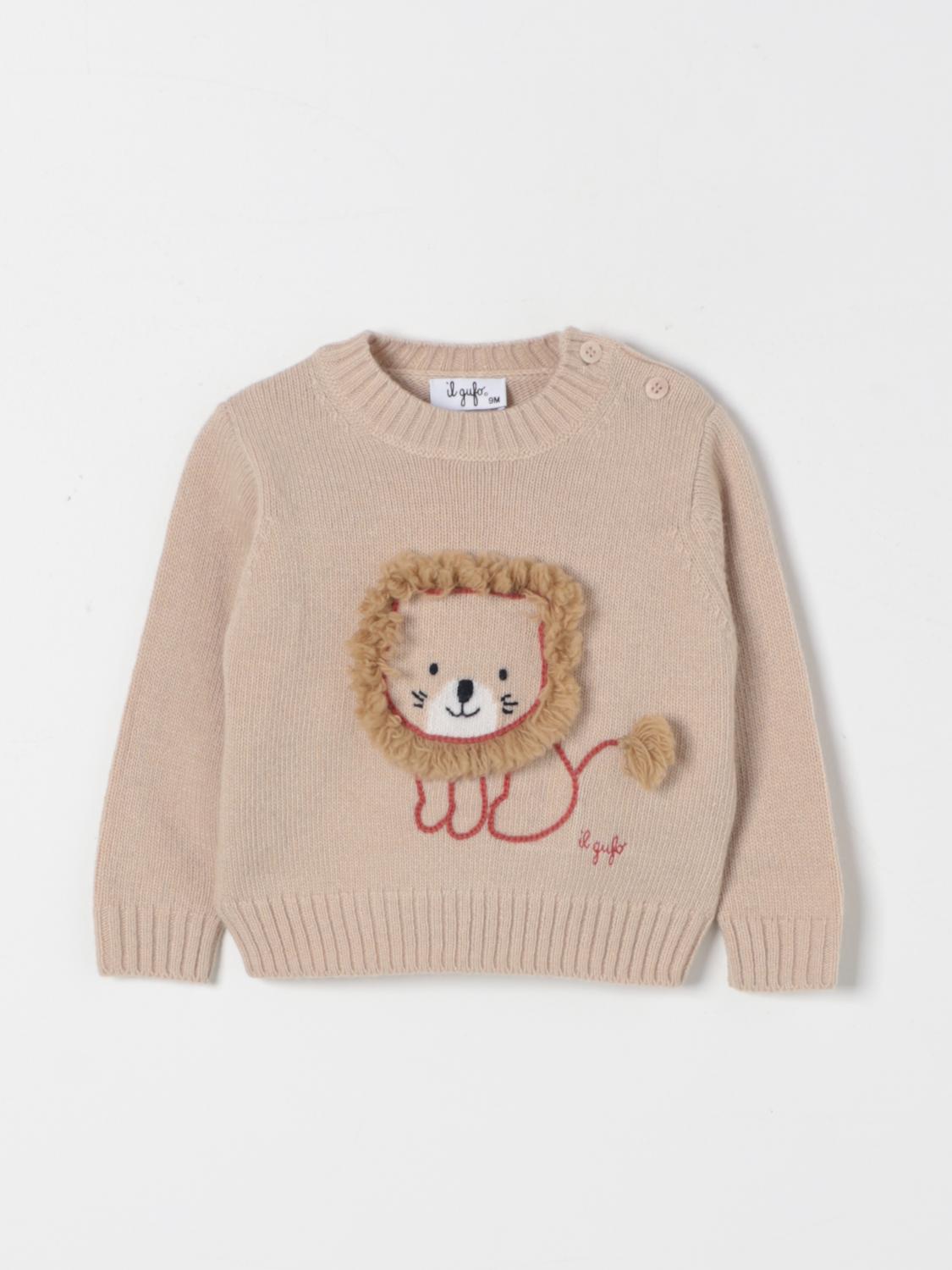 Il Gufo Babies' Sweater  Kids Color Beige