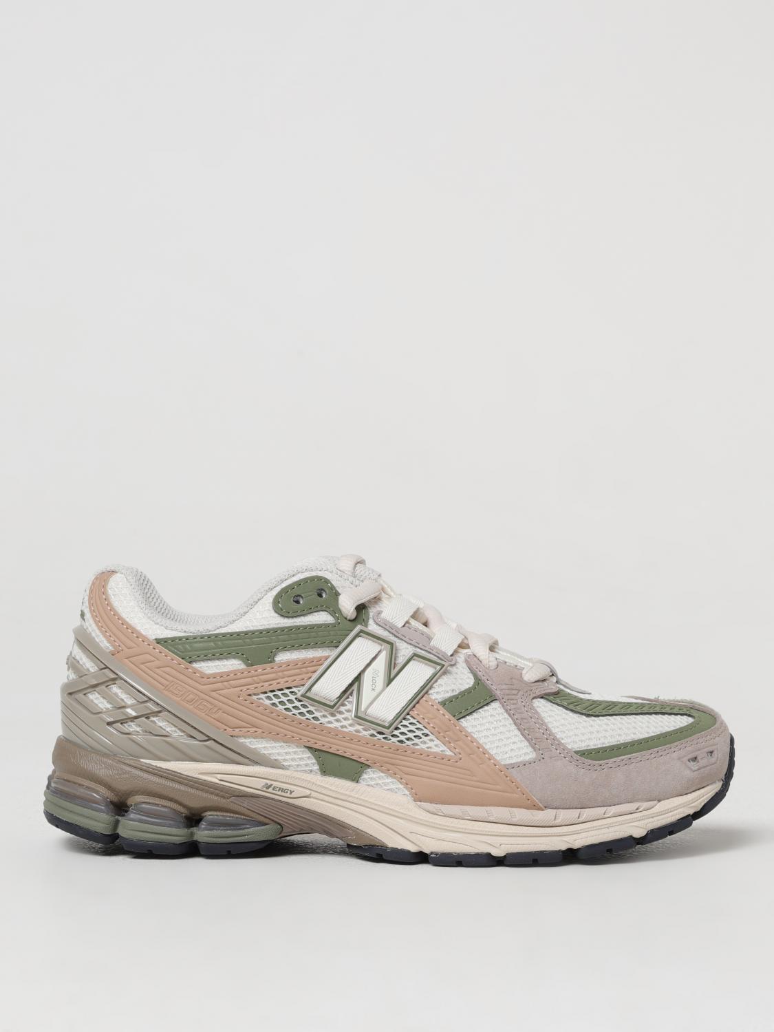 New Balance Multicolor Sneakers With Cushioned Sole And Unique Lacing In White