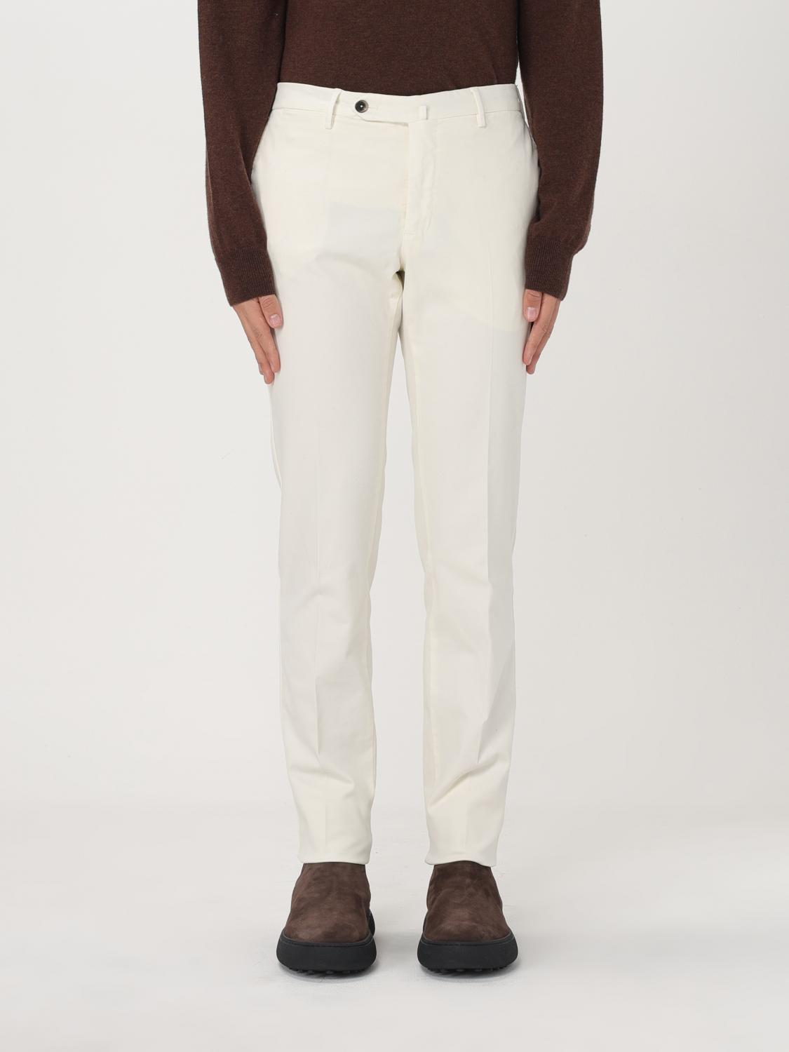 Pt Torino Pants Men Color Yellow Cream In Yellow Cream