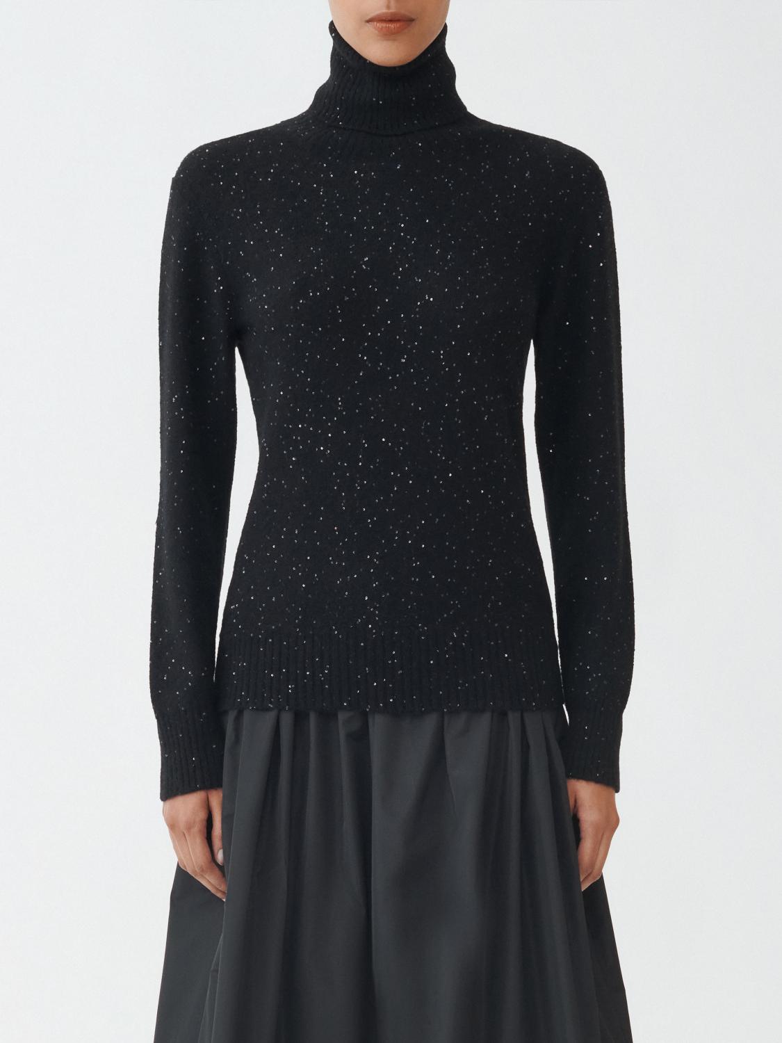 Shop Fabiana Filippi Sweater Woman Color Black In Schwarz