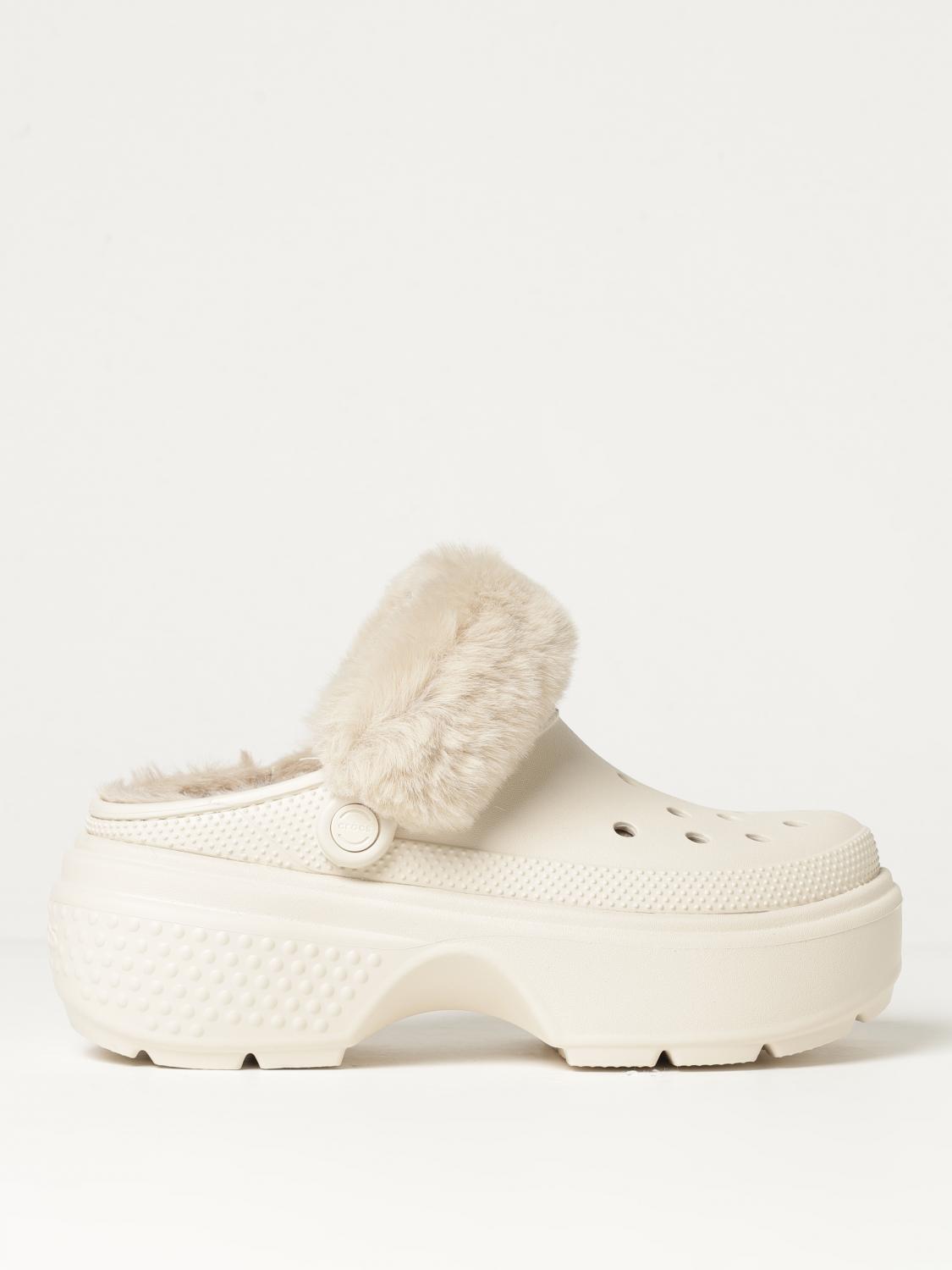 Crocs Stomp Lined Clog In Yellow Cream