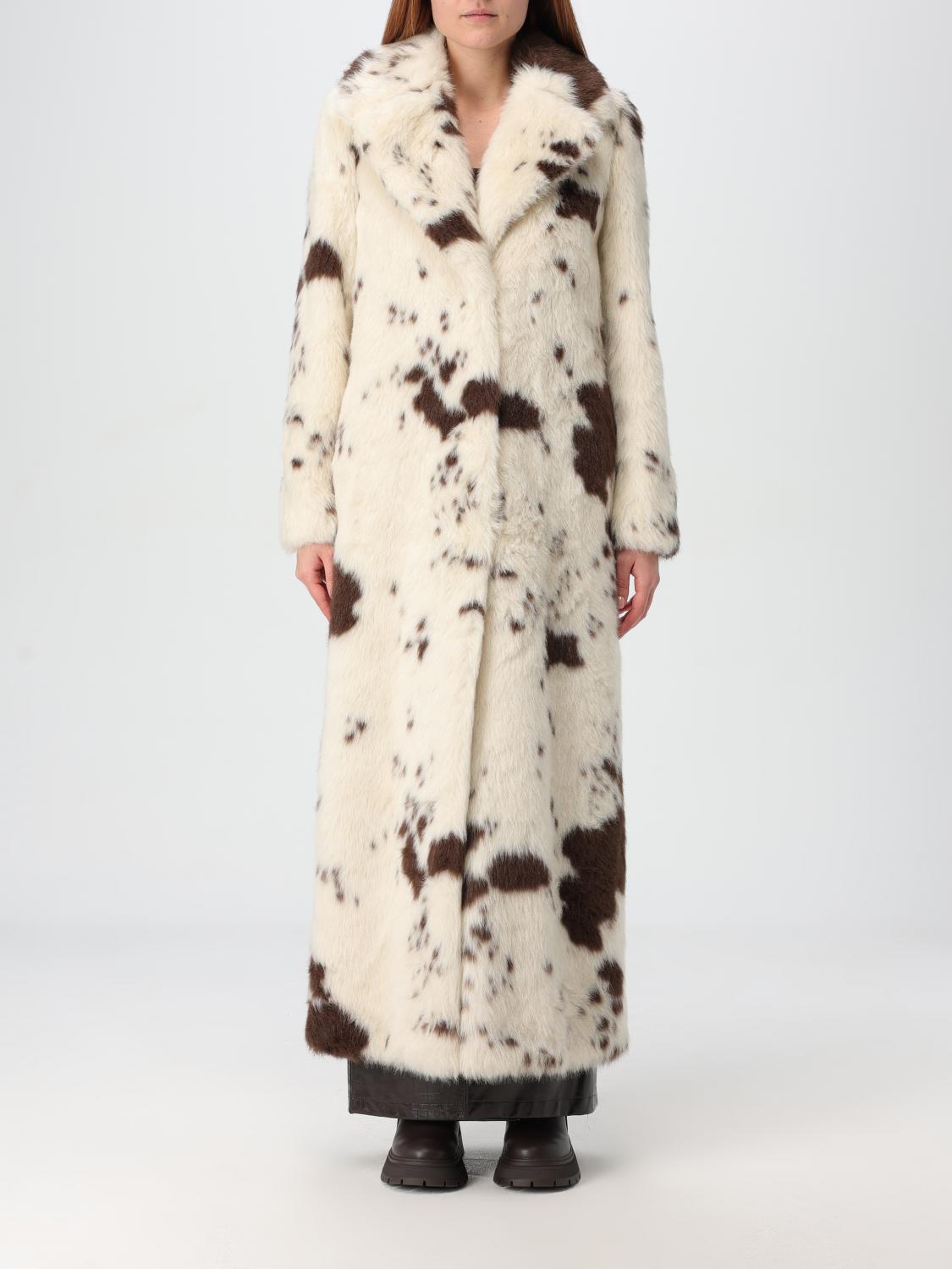 Actitude Twinset Coat  Woman Color Natural In 自然色