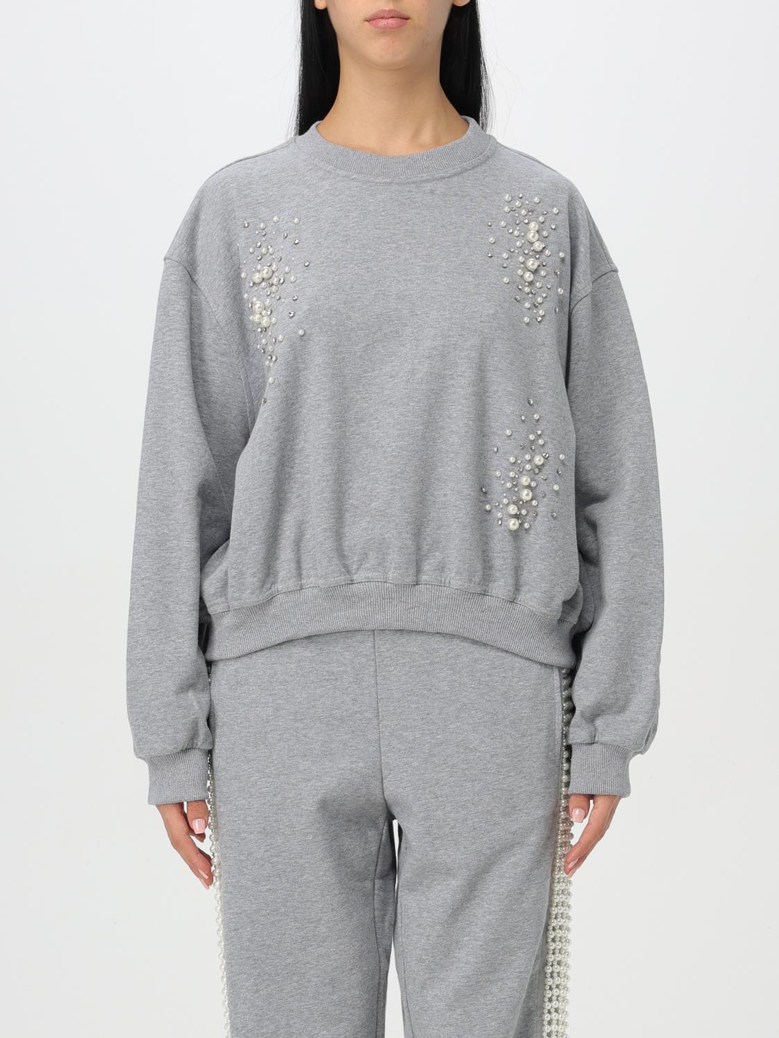 Actitude Twinset Sweatshirt  Woman Color Grey In 灰色