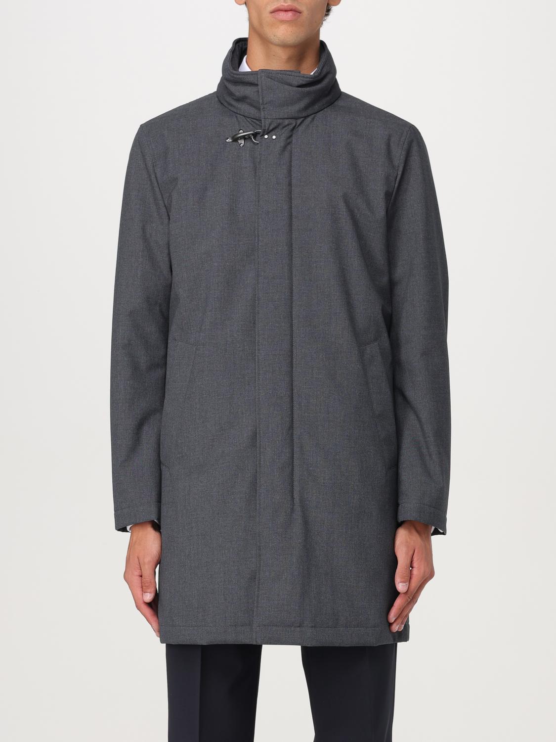 Fay Coat  Men Color Lead In Lead