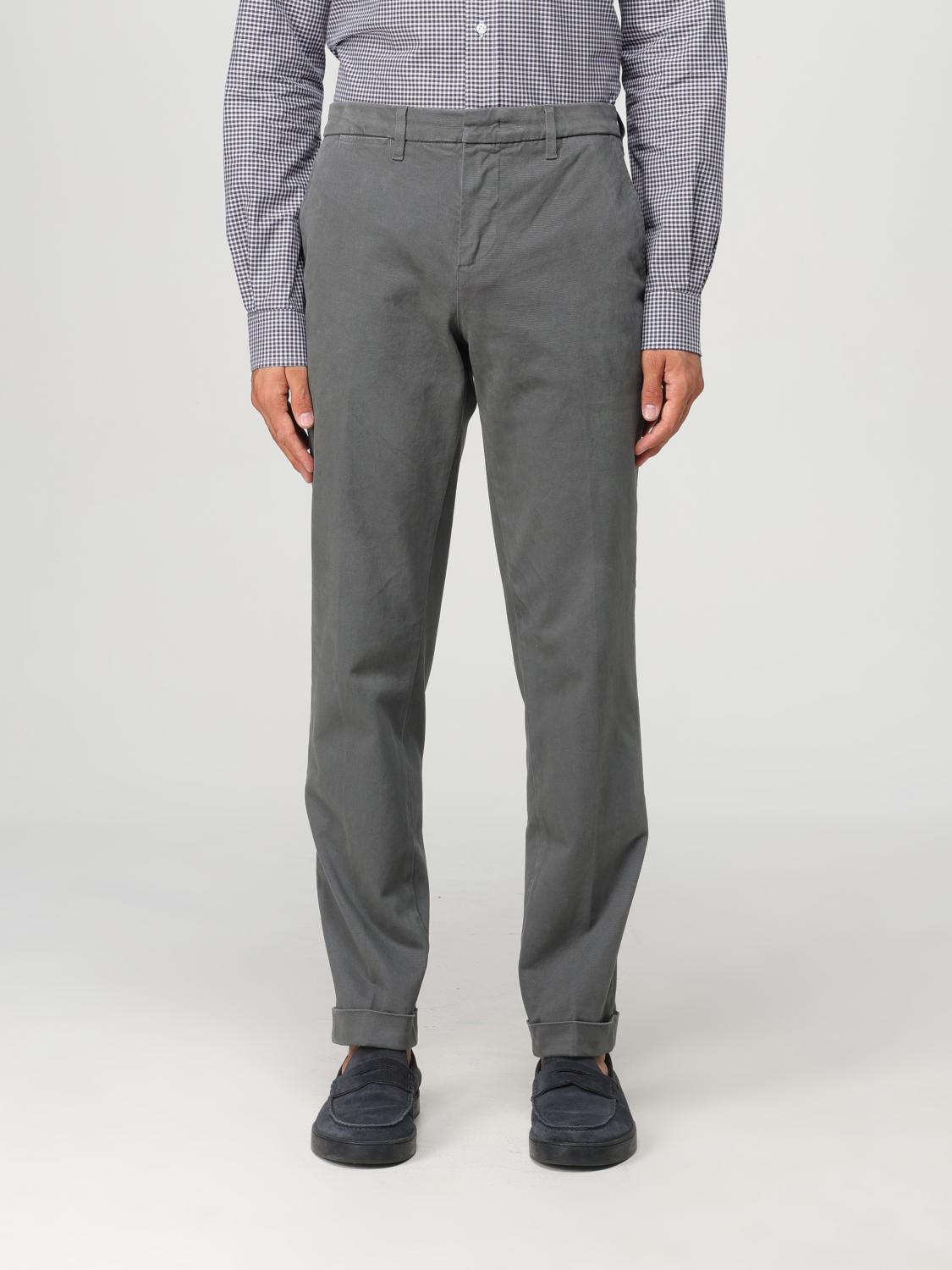 FAY Pants Men color Grey