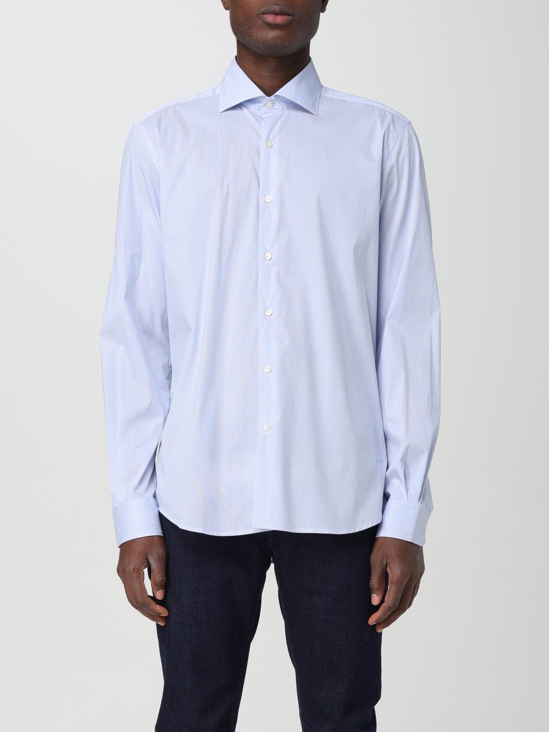 Fay Shirt Men Color Sky Blue In Sky Blue