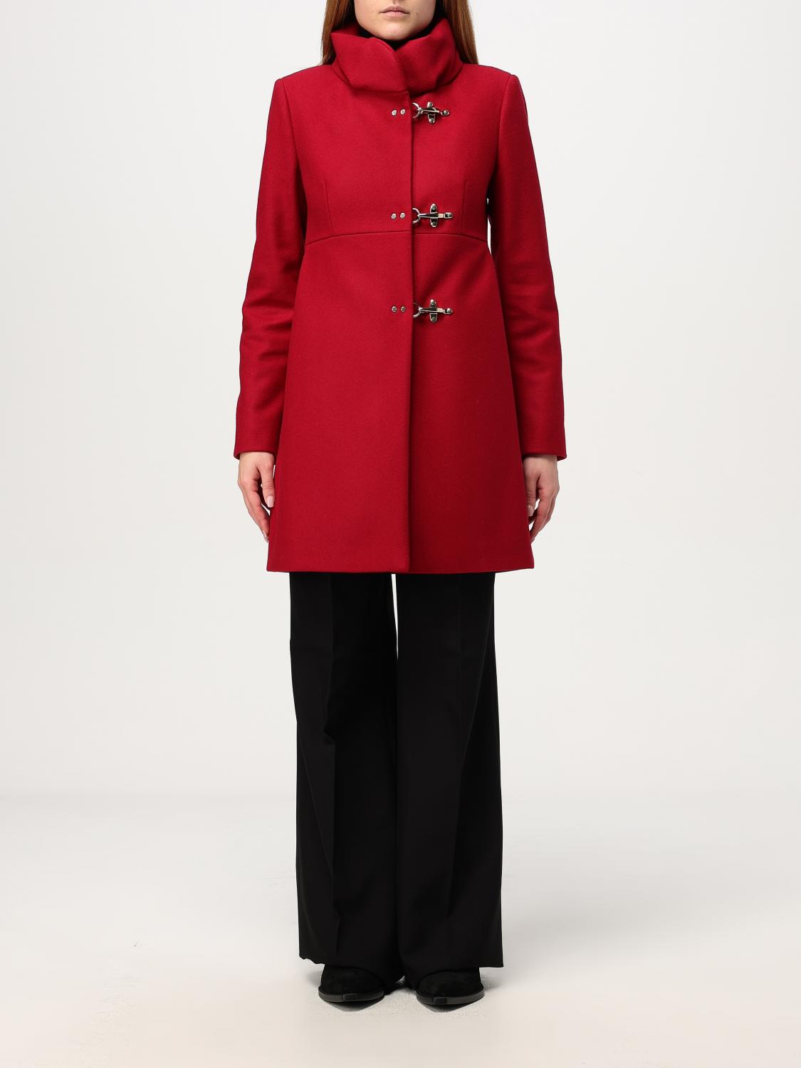 Fay Virginia Coat In Rot