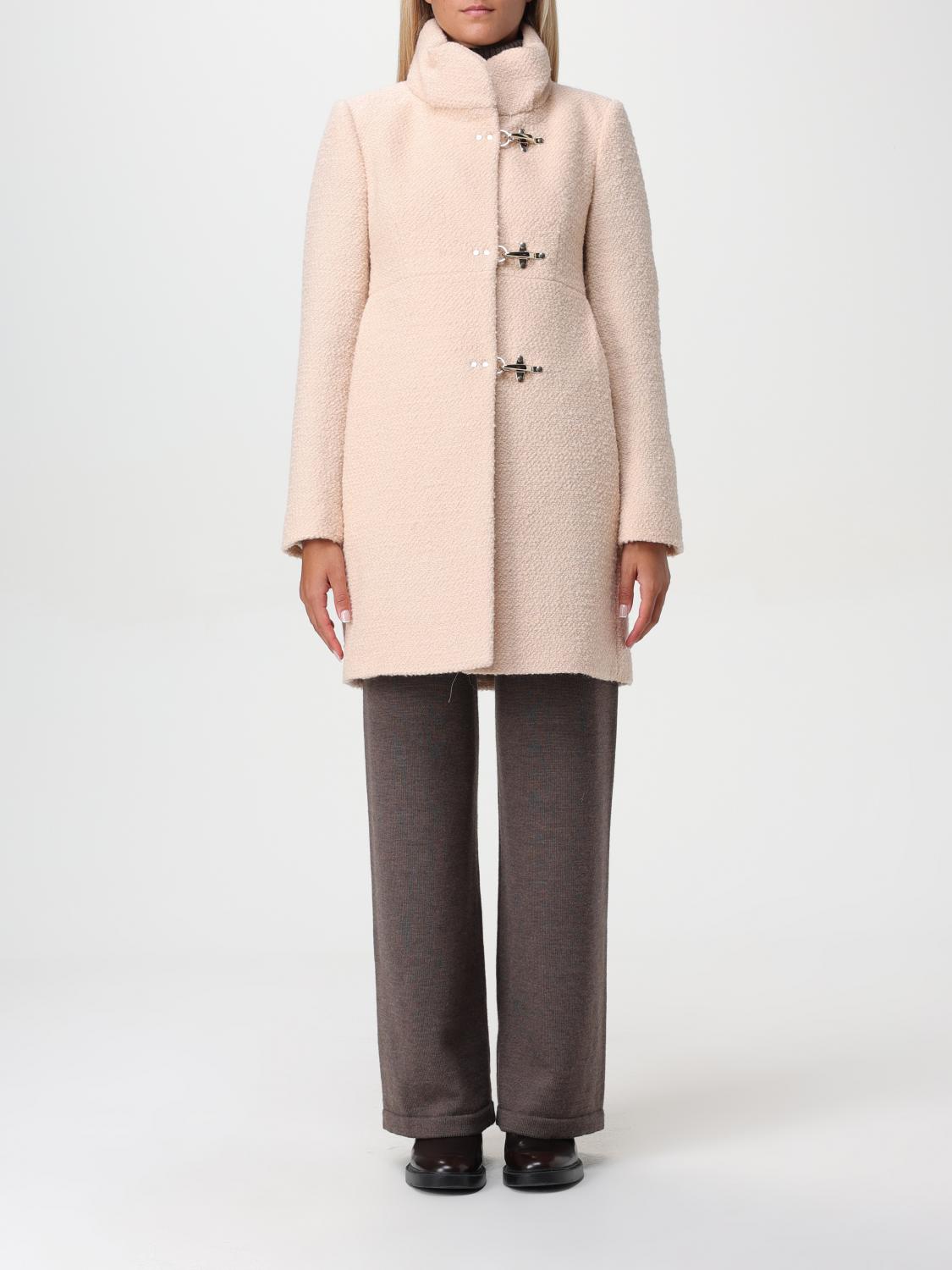 Fay Romantic Coat Foderato In Nude