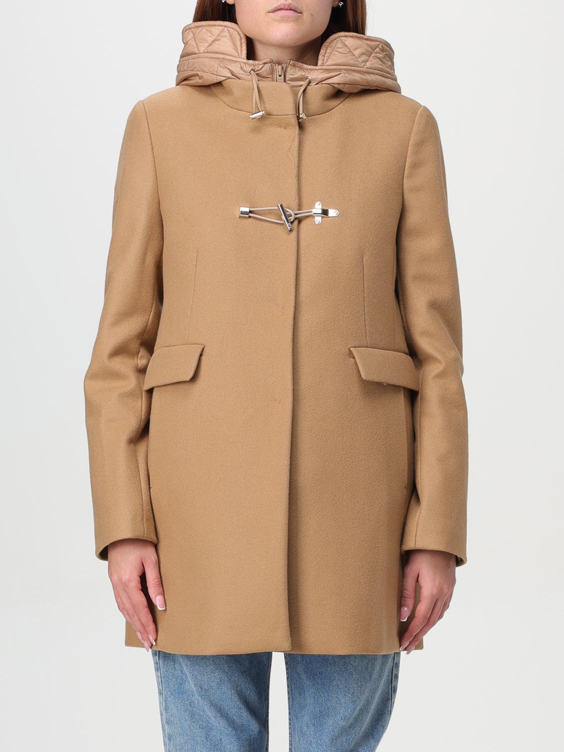 Fay Toggle Coat In Haselnuss