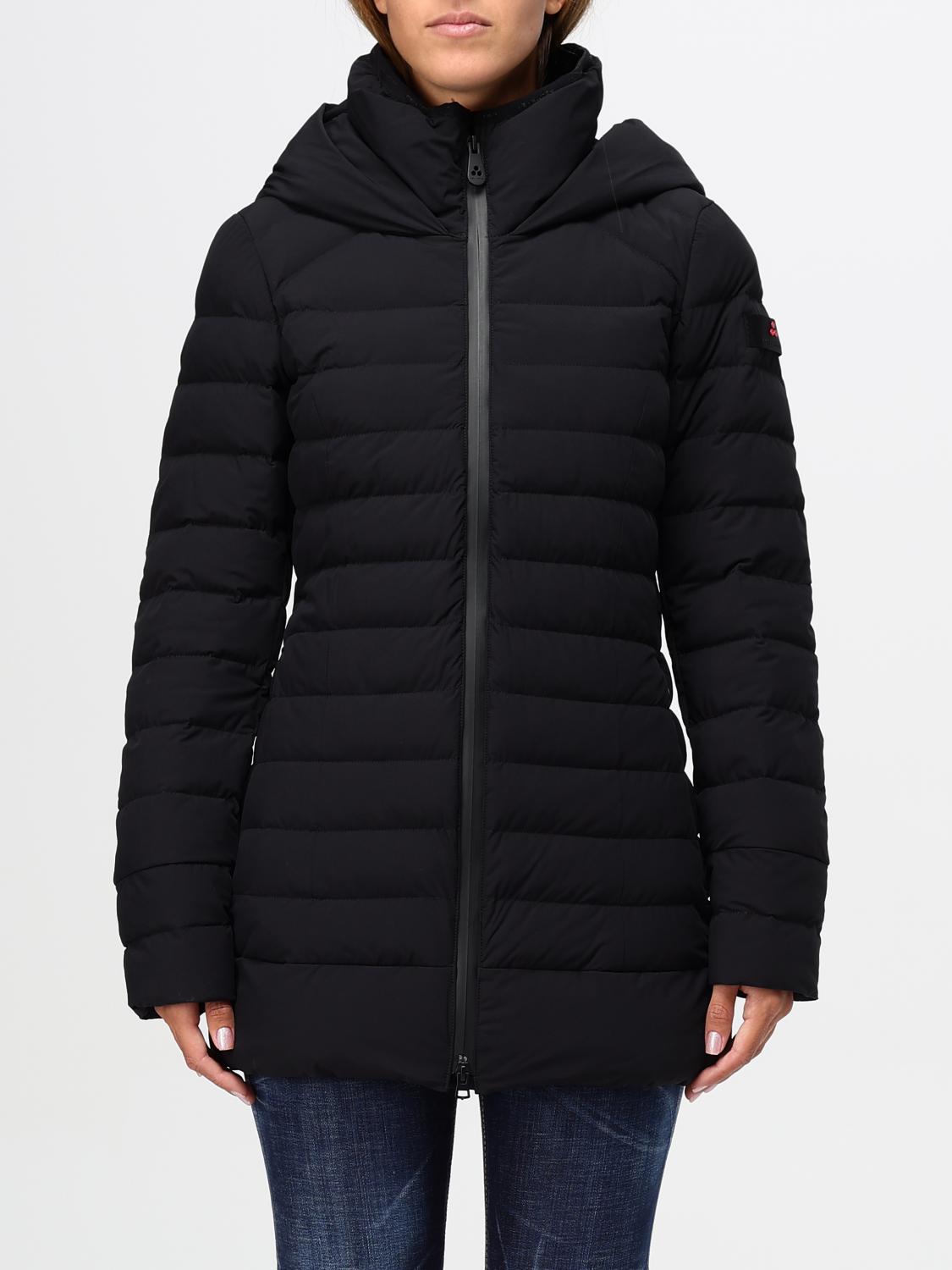 Peuterey Hooded Down Jacket In Schwarz
