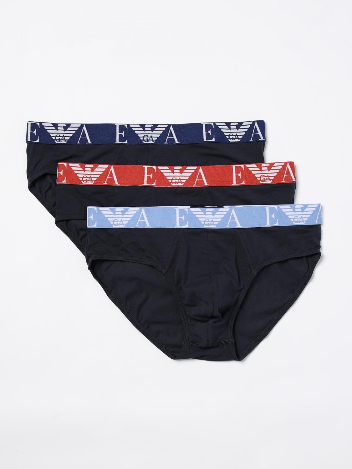 Shop Emporio Armani Underwear  Underwear Men Color Blue