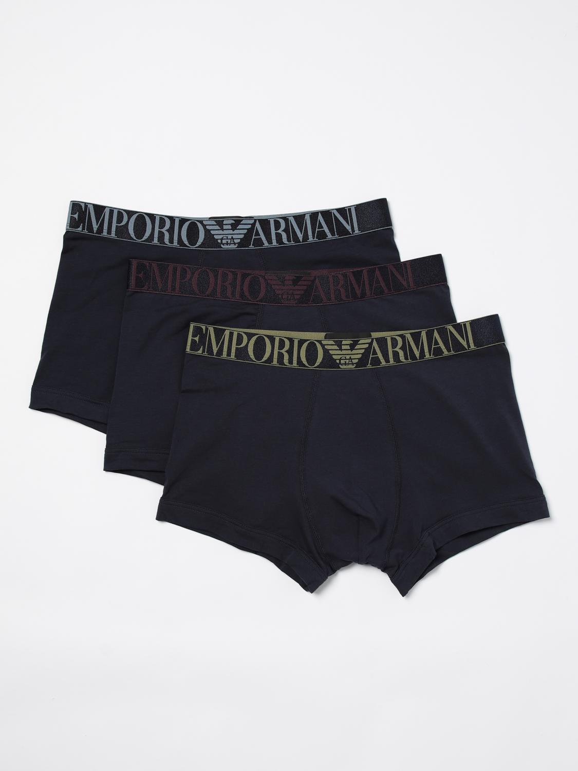 Shop Emporio Armani Underwear  Underwear Men Color Blue