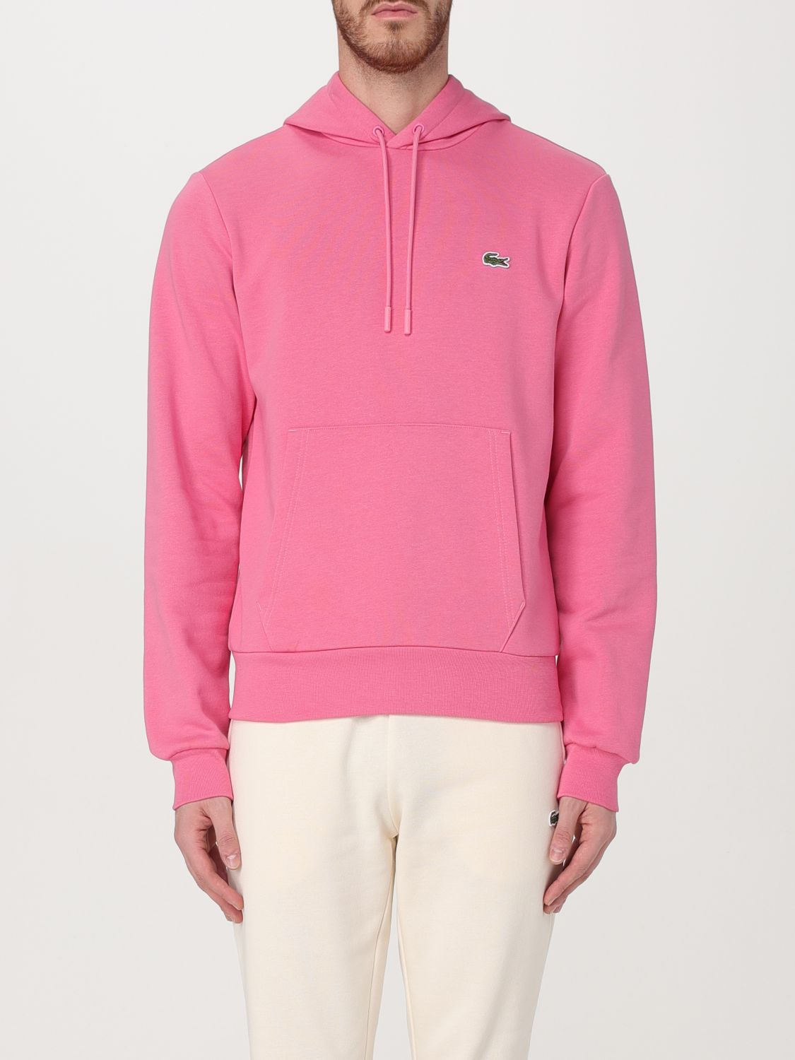 Shop Lacoste Sweatshirt  Men Color Pink