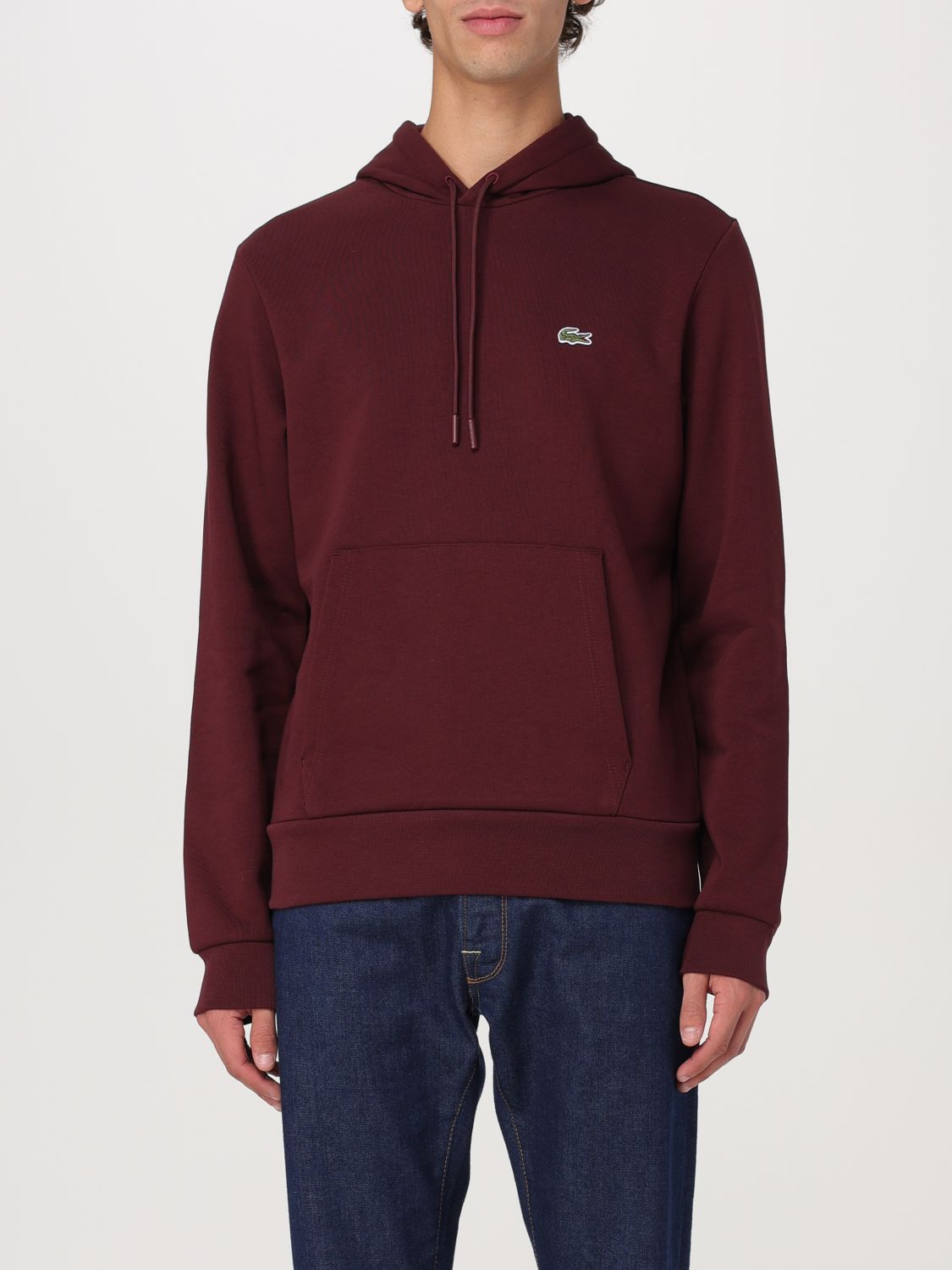 Lacoste Sweatshirt  Men Color Burgundy In Burgunderrot