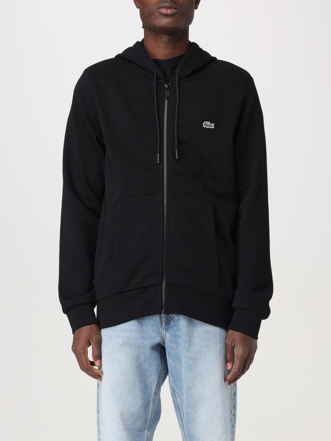 Shop Lacoste Sweatshirt  Men Color Black In Schwarz