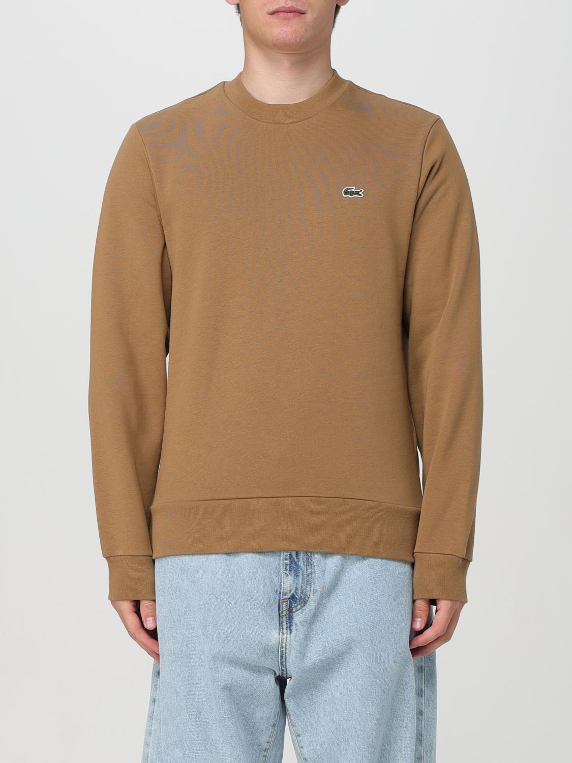 Shop Lacoste Sweatshirt  Men Color Camel