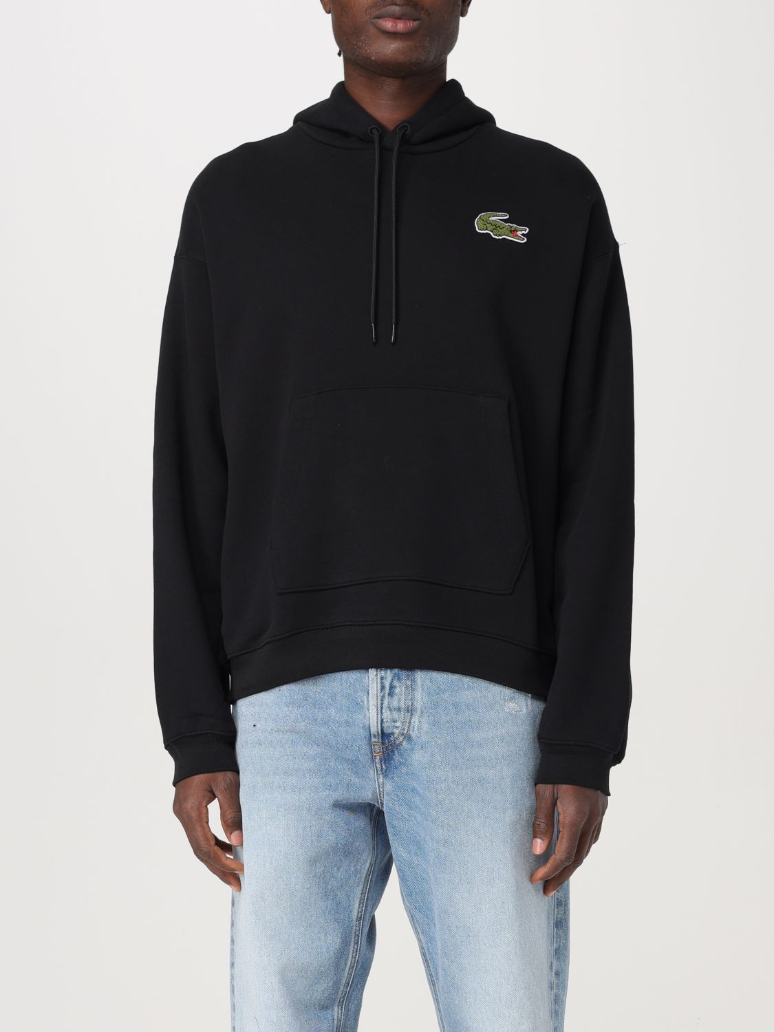 Lacoste Sweatshirt  Men Color Black In Schwarz