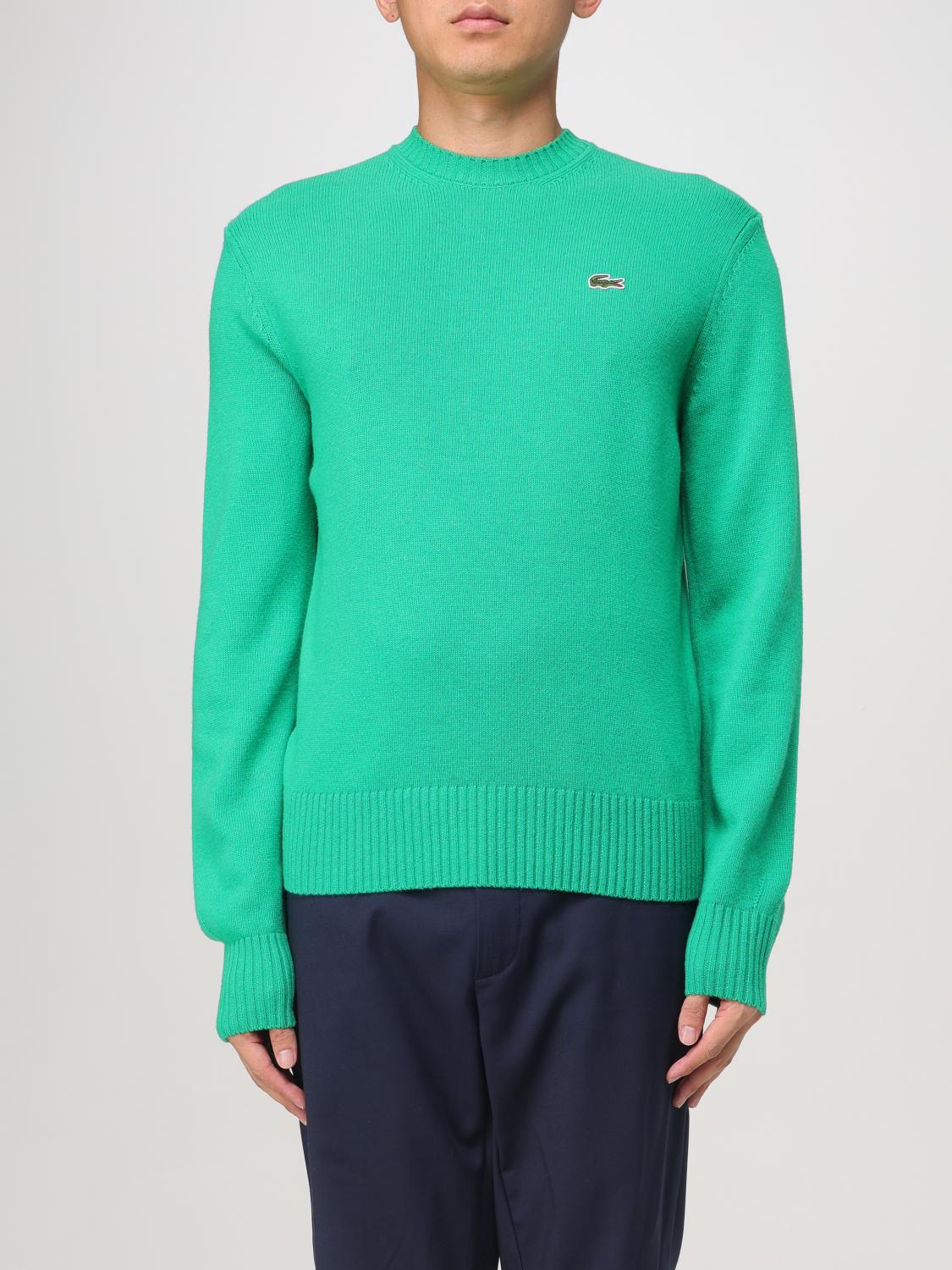 Shop Lacoste Sweater  Men Color Green In Grün