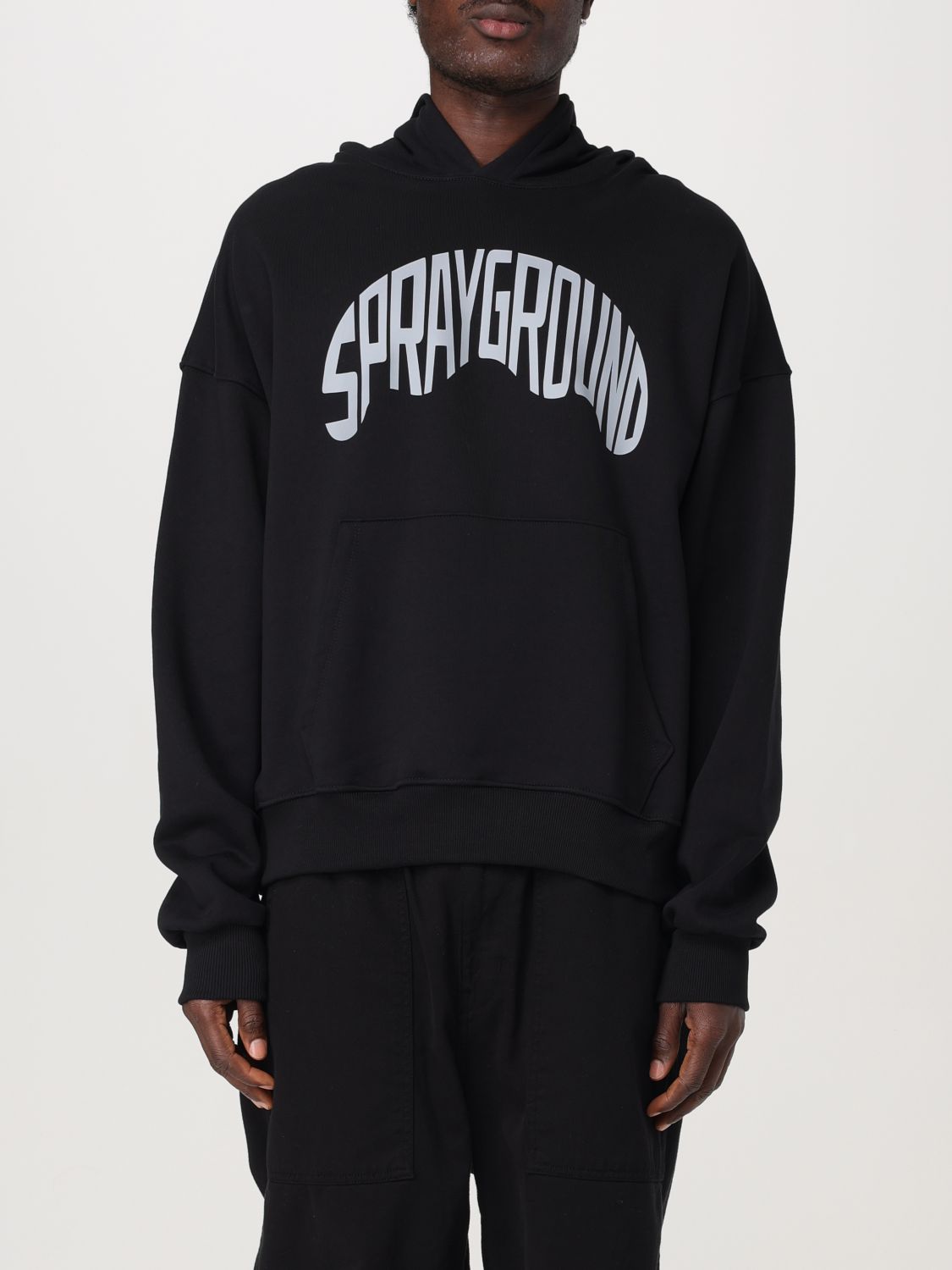 Shop Sprayground Sweatshirt  Men Color Black In Schwarz