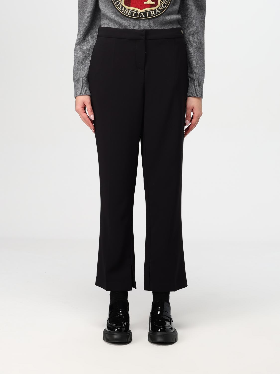 Elisabetta Franchi Pants Woman Color Black In Schwarz