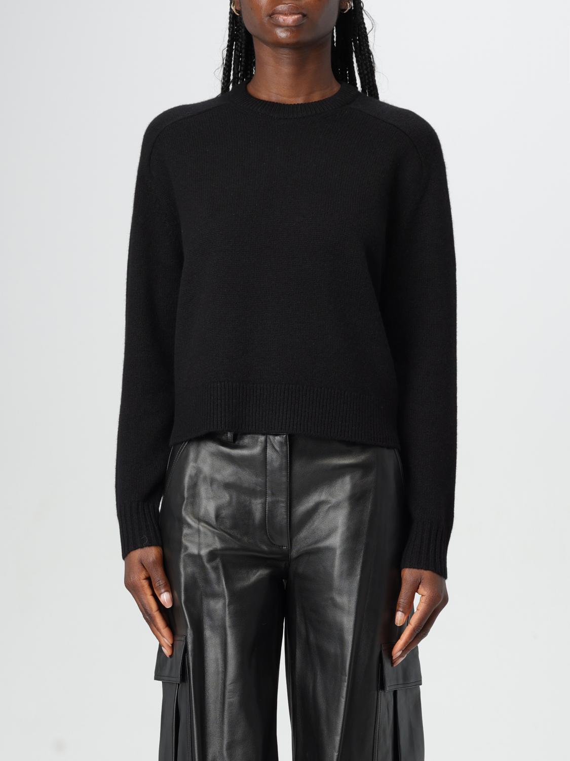 Theory Sweater Woman Color Black In Black