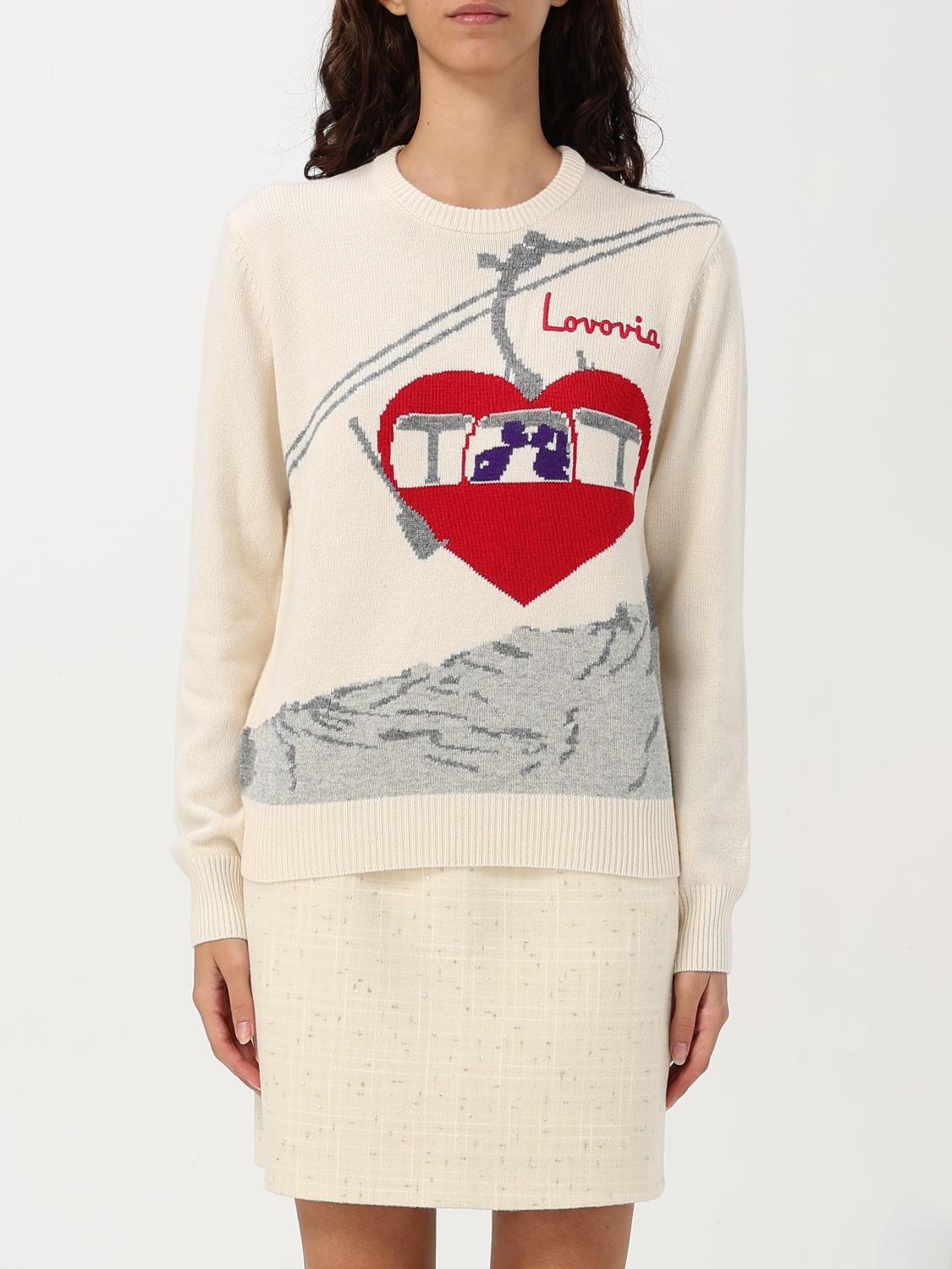 Mc2 Saint Barth Sweater Woman Color White In Weiss