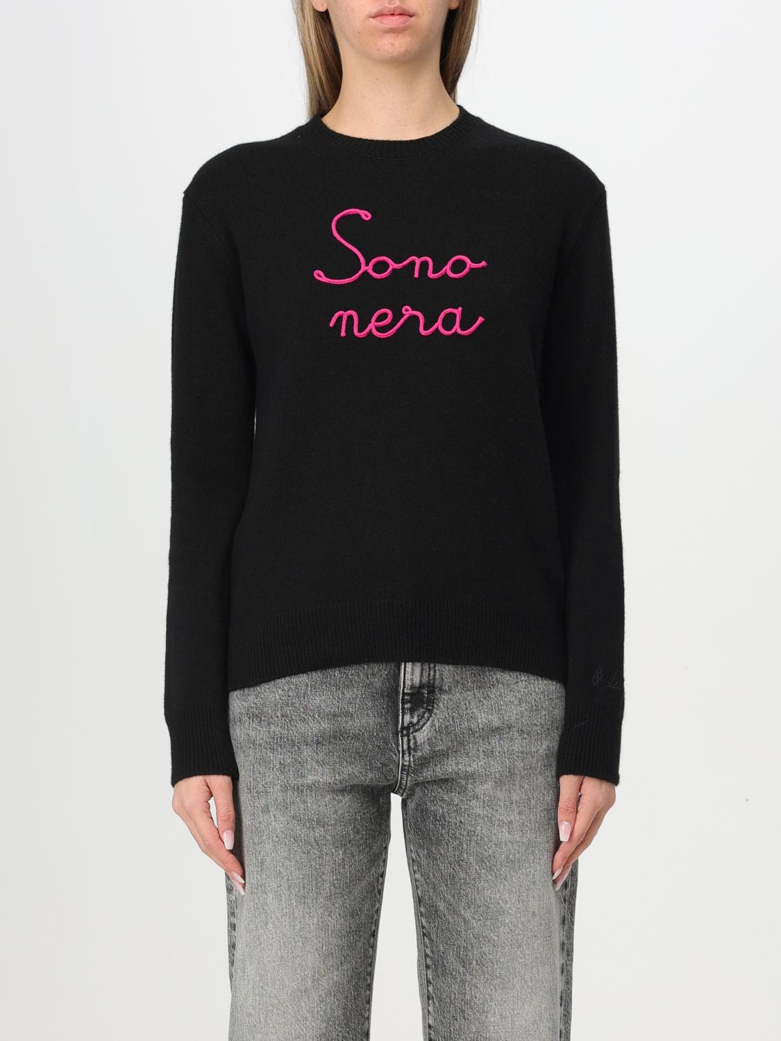Mc2 Saint Barth Sweater Woman Color Black In Schwarz