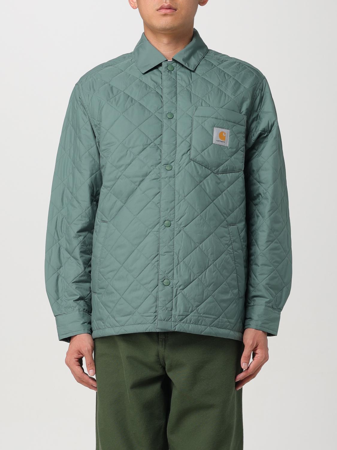 Shop Carhartt Jacket  Wip Men Color Green In Grün