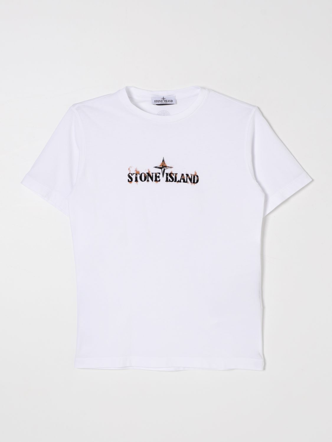 STONE ISLAND JUNIOR T-SHIRT STONE ISLAND JUNIOR KIDS COLOR WHITE 420300001