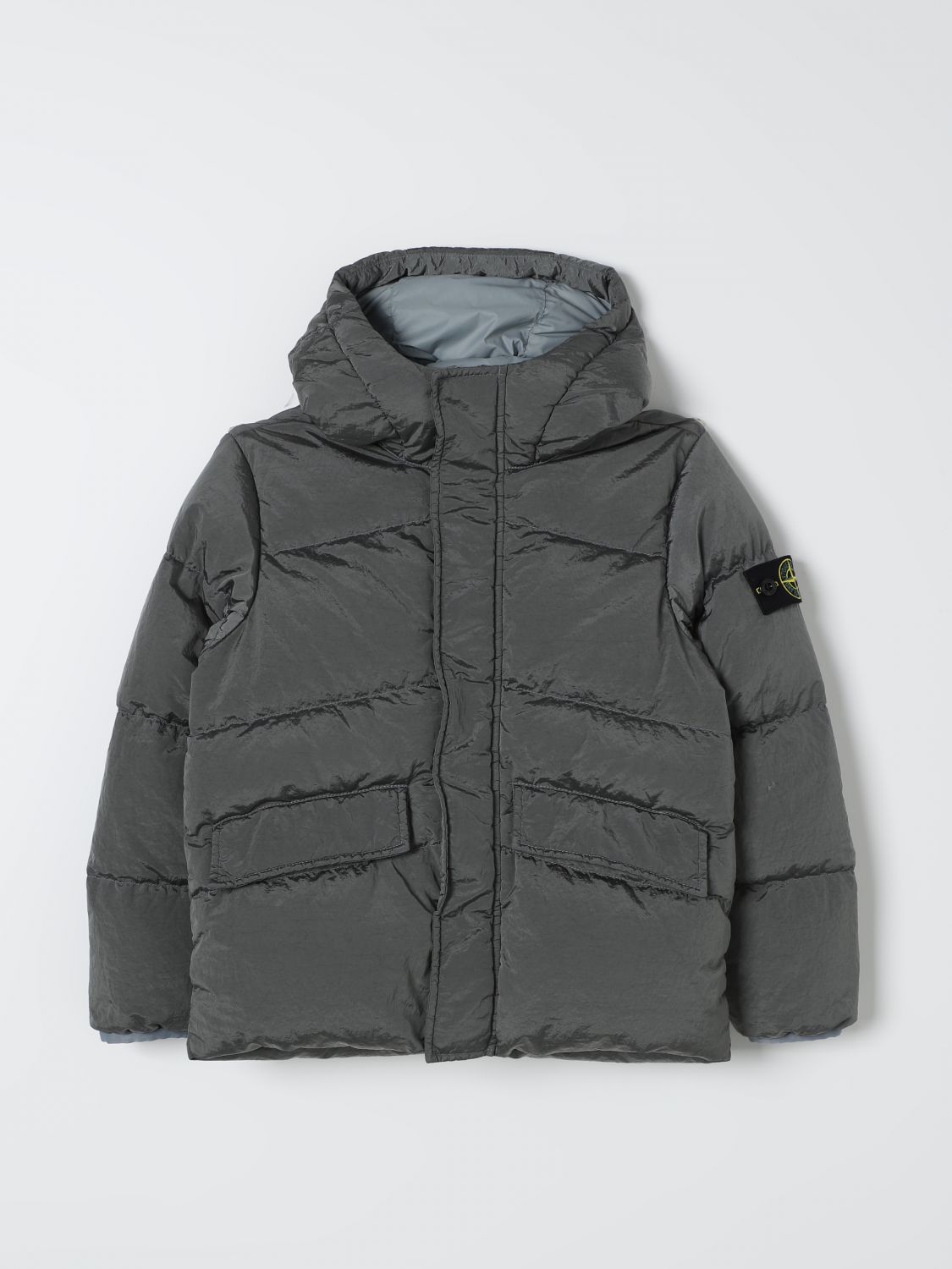 Shop Stone Island Junior Jacket  Kids Color Dust