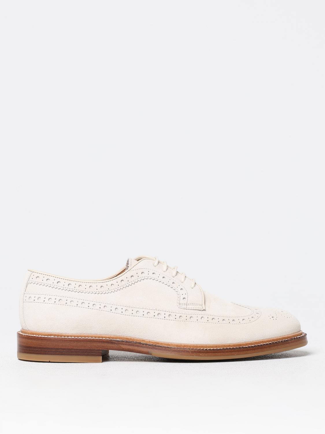 Brogue Shoes BRUNELLO CUCINELLI Men color Milk