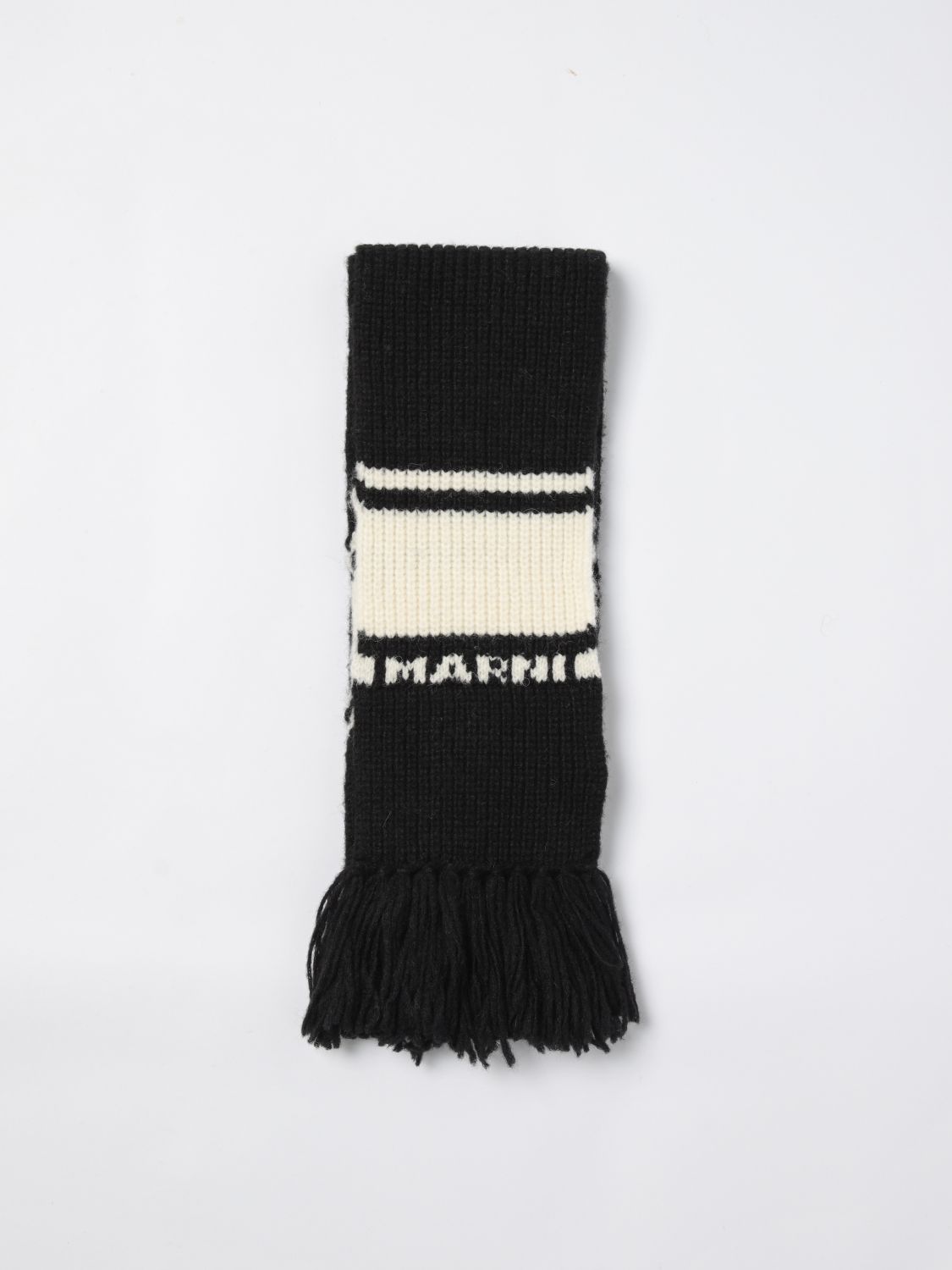 Shop Marni Scarf  Kids Color Black In Schwarz