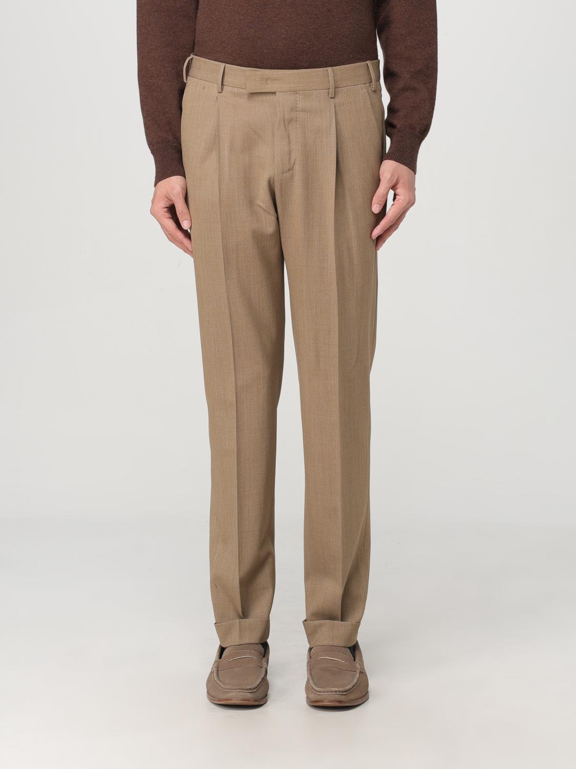 Pt Torino Pants Men Color Beige In Beige