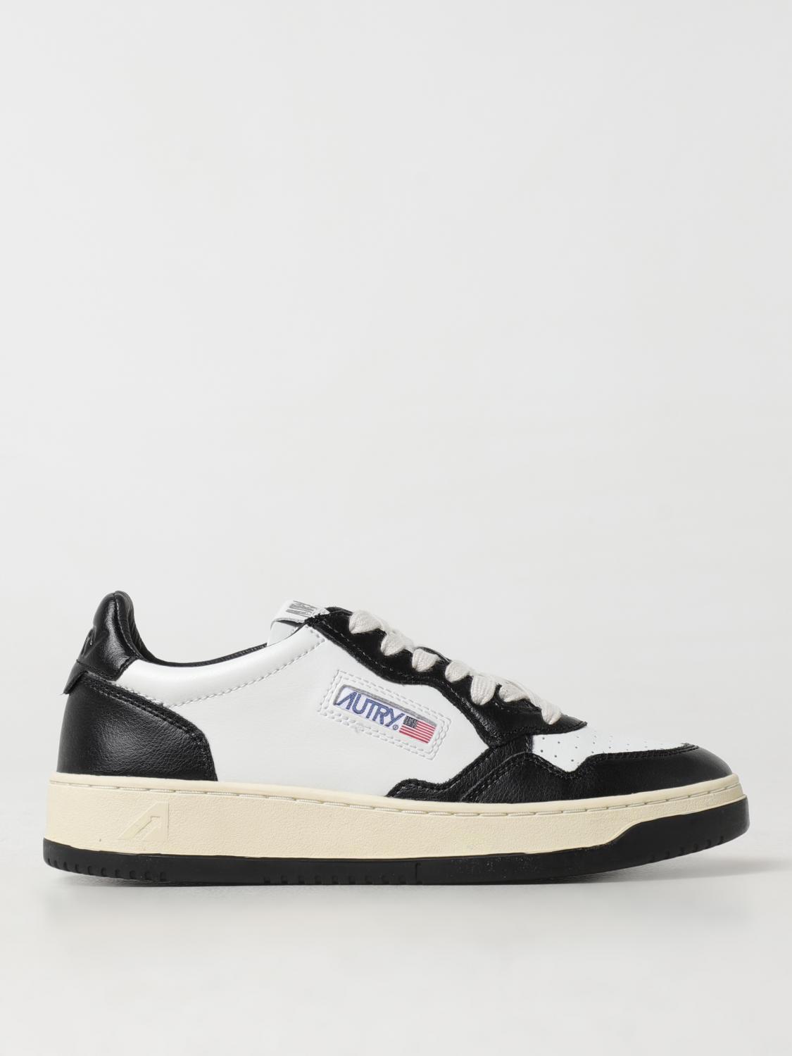 Autry Classic White Sneakers With Leather Detailing In Weiss