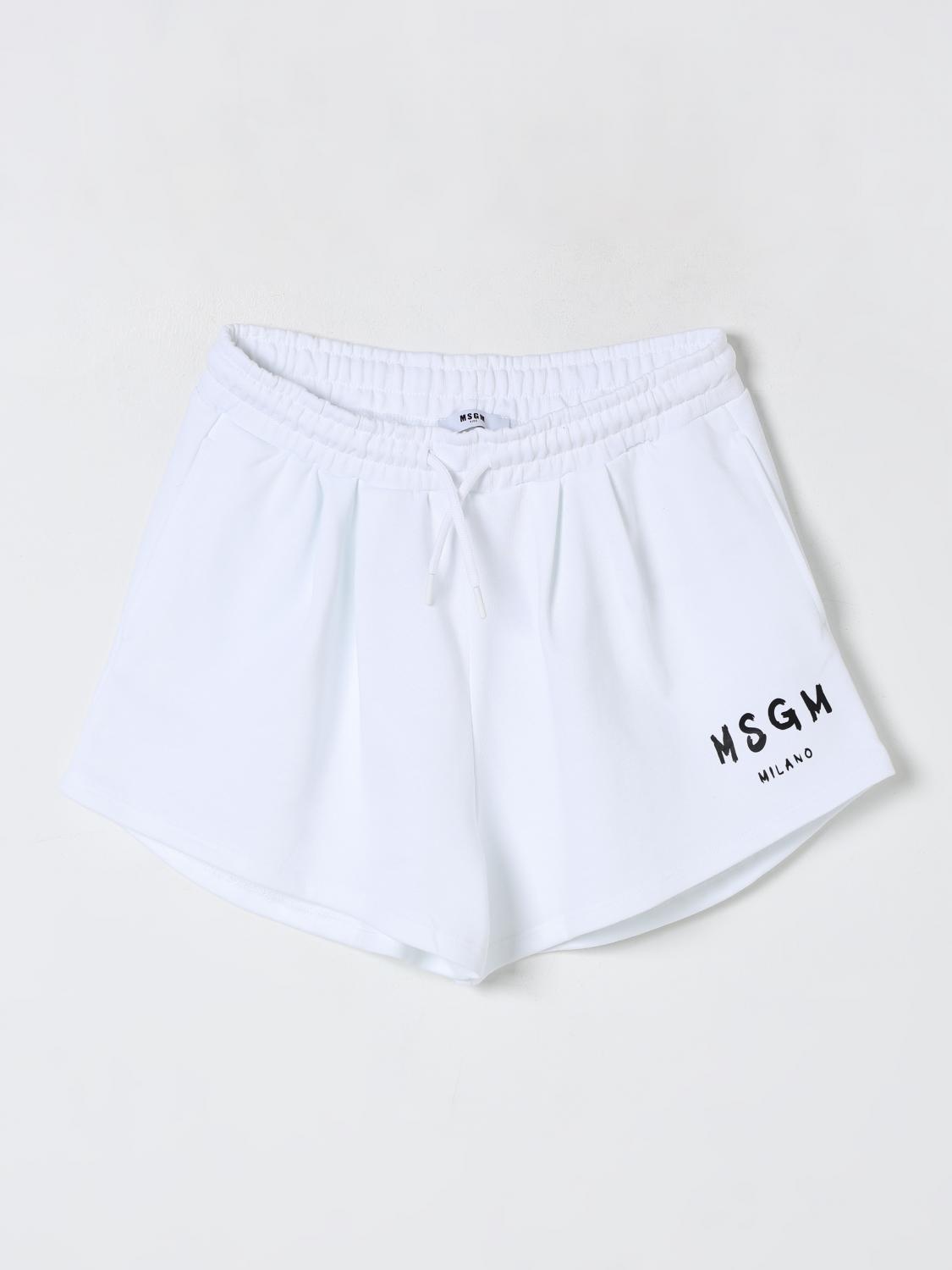 Msgm Shorts Kids Kinder Farbe Weiss In Weiss