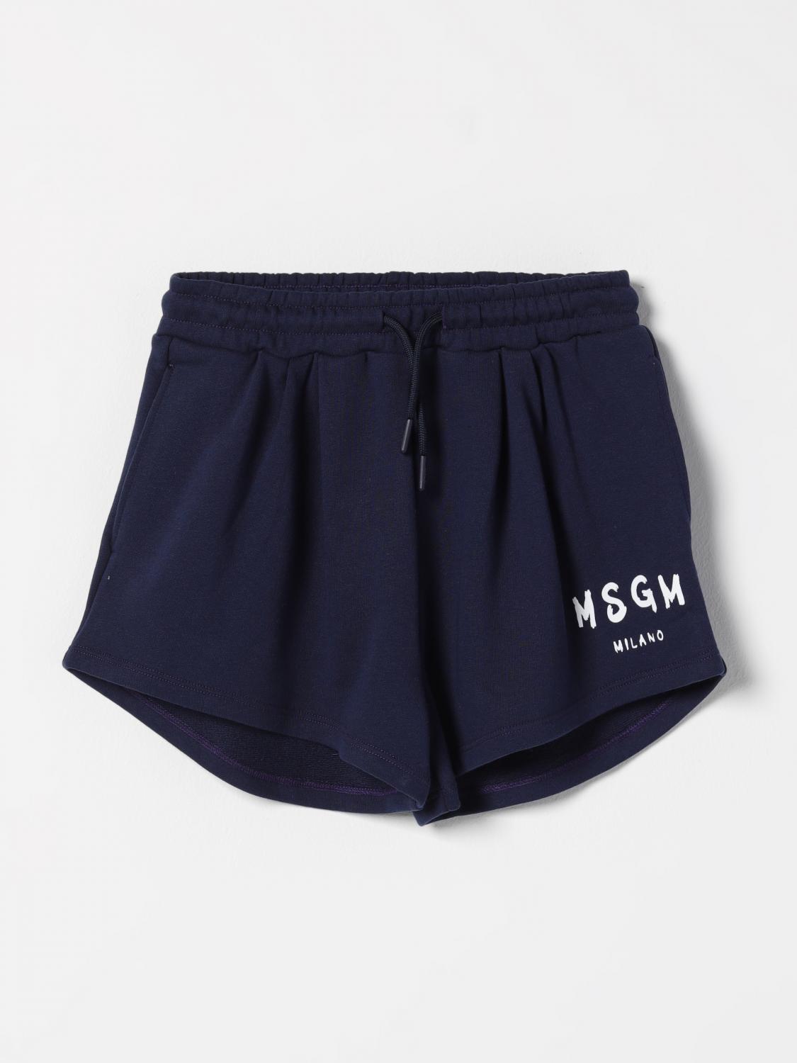 Msgm Shorts Kids Kinder Farbe Blau In Blau