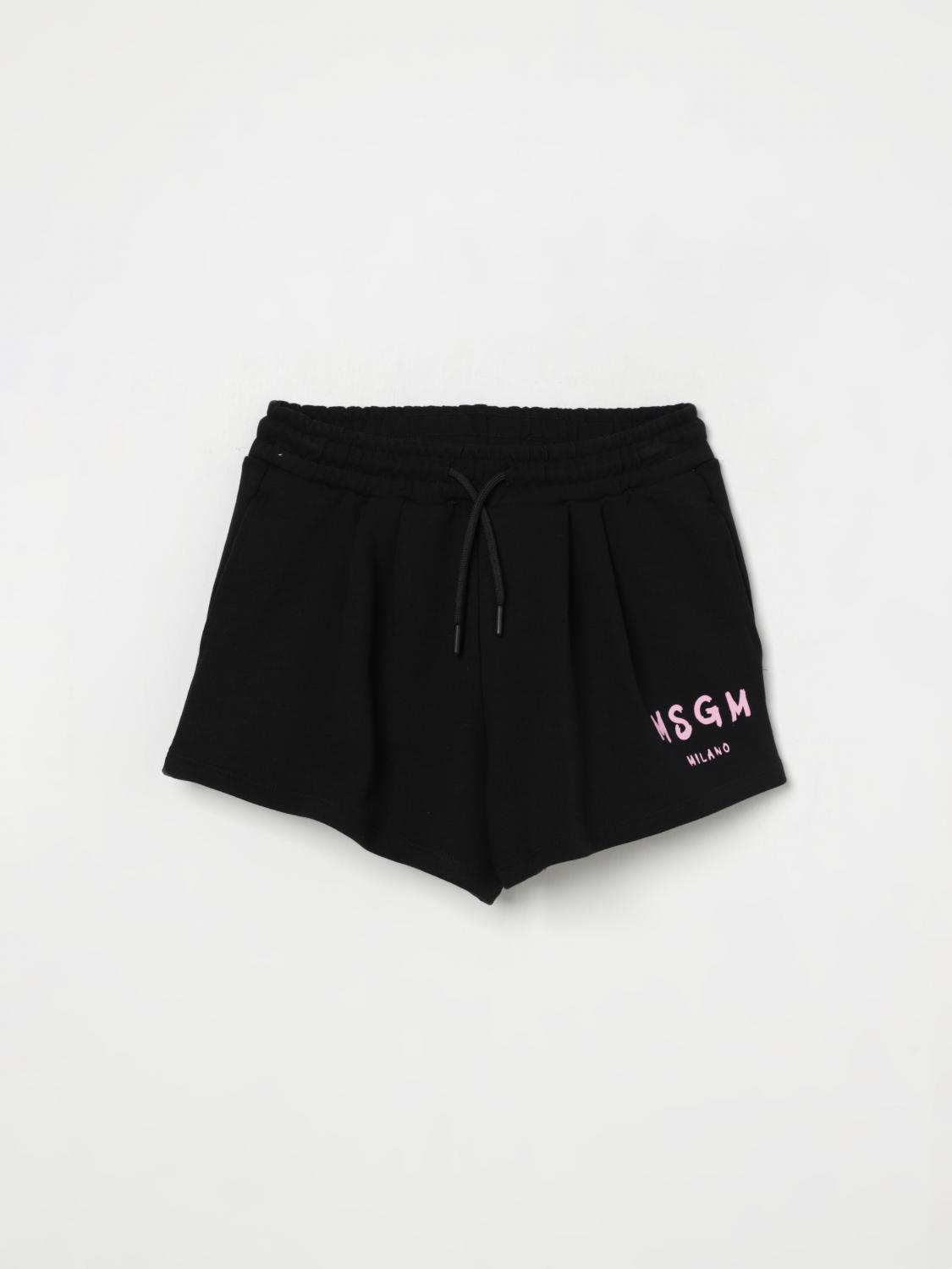 Msgm Short Kids Kids Color Black 1 In Black 1