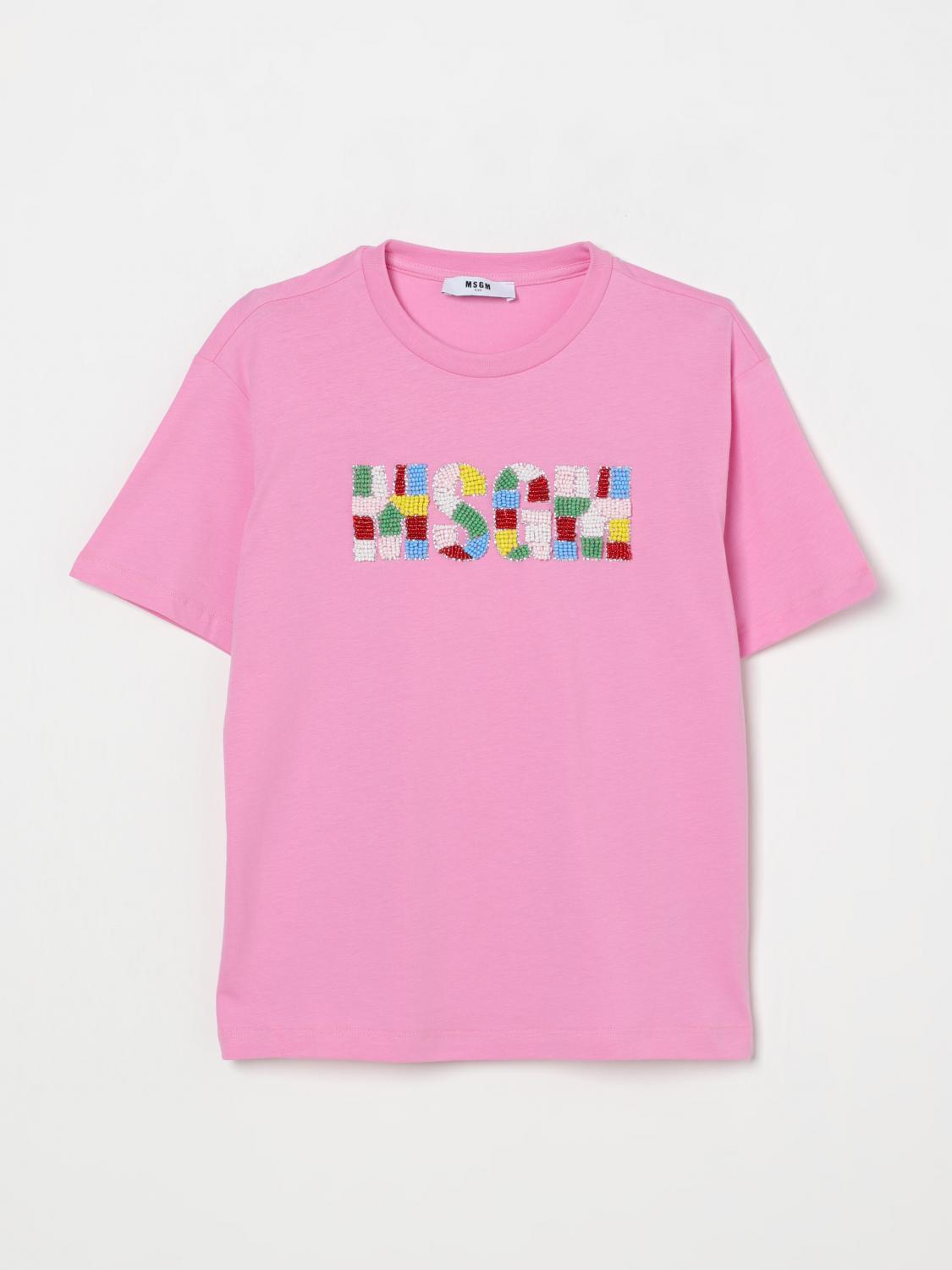Msgm T-shirt Kids Kids Color Pink In Pink