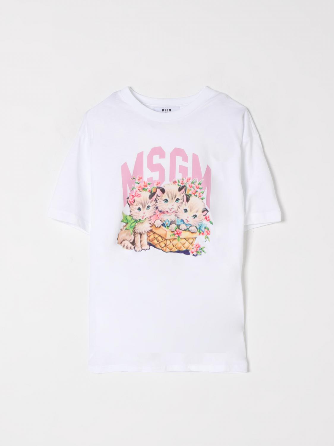 Msgm T-shirt  Kids Kids Color White In White