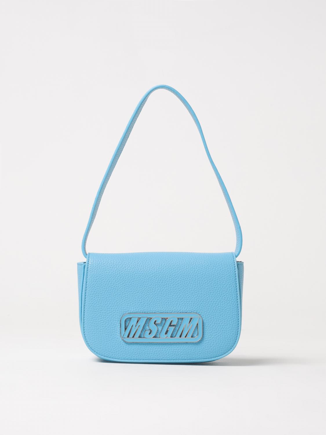 Shop Msgm Bag Kids Kids Color Turquoise