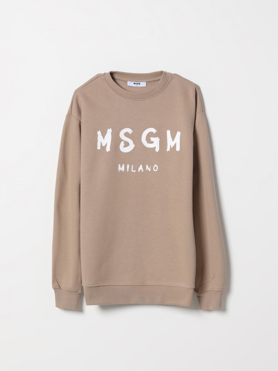 Msgm Pullover Kids Kinder Farbe Beige In Beige