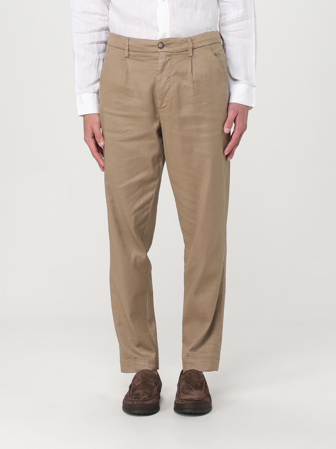 Re-hash Cotton Straight-leg Trousers In Beige