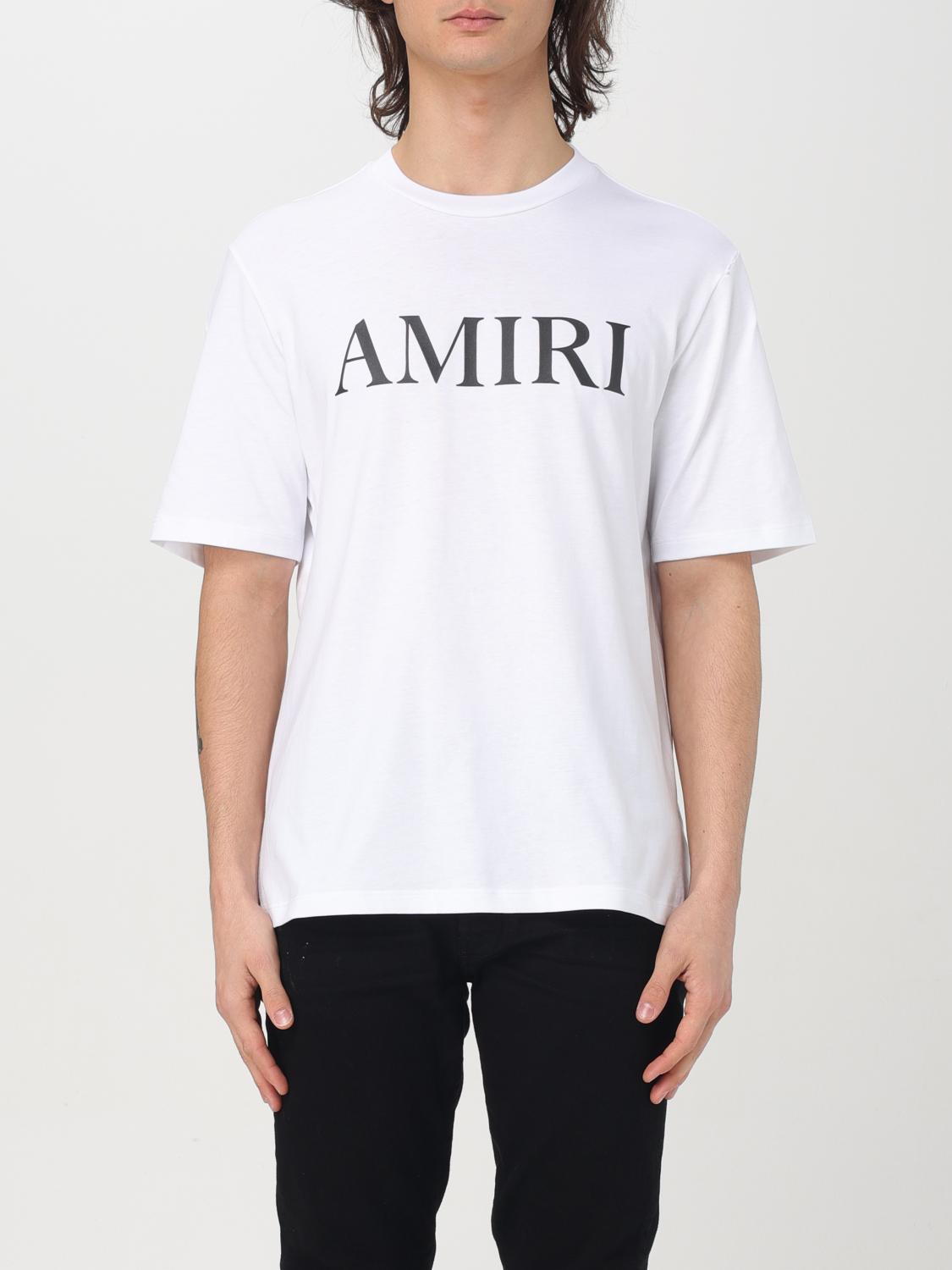 Shop Amiri T-shirt Men Color White