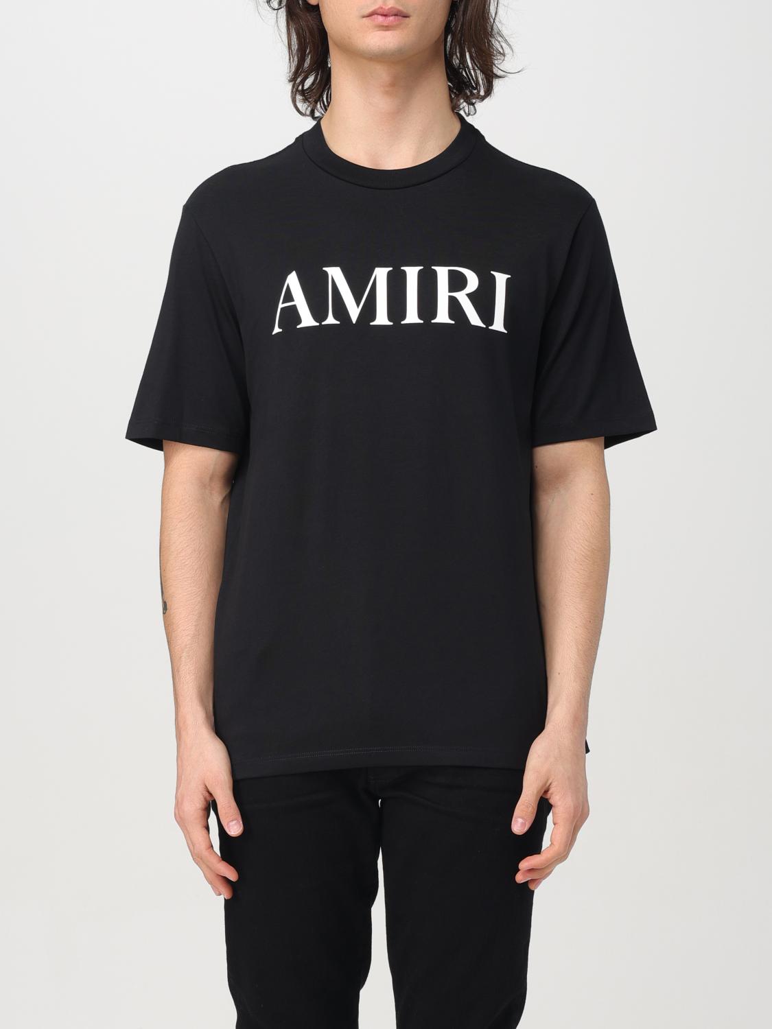 Shop Amiri T-shirt Men Color Black