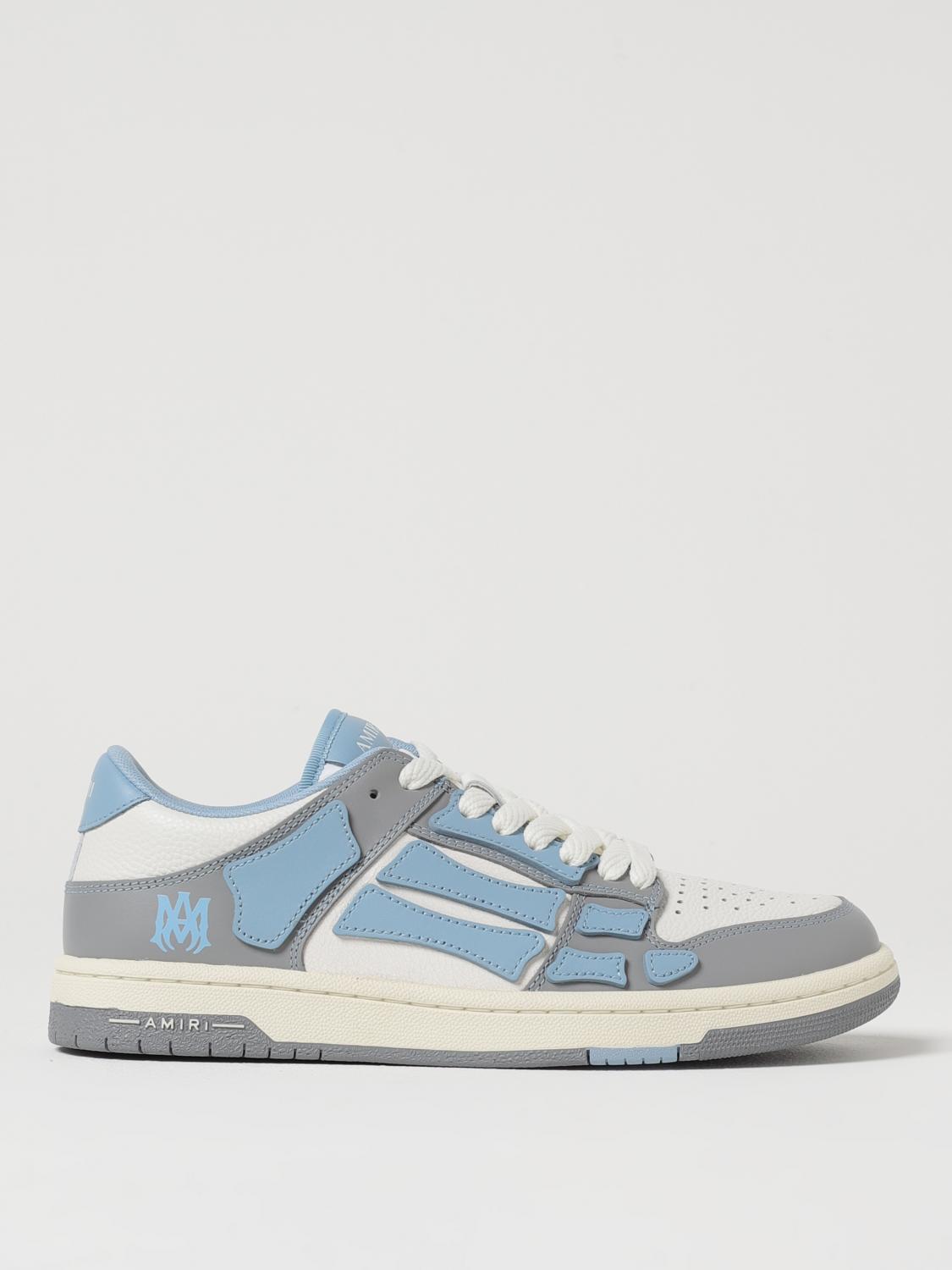 Amiri Varsity Skel Top Low Sneakers Ocean Sky