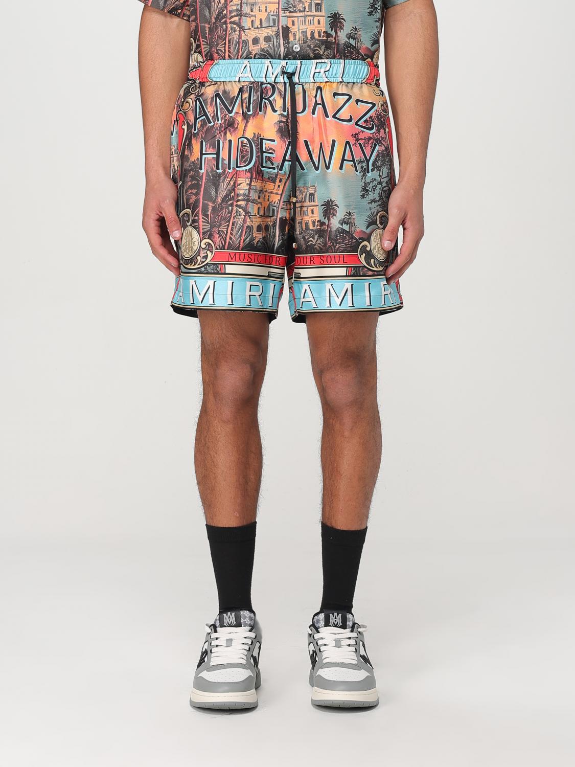 Amiri Jazz Hideaway Bermuda And Short Multicolor In Multicolor
