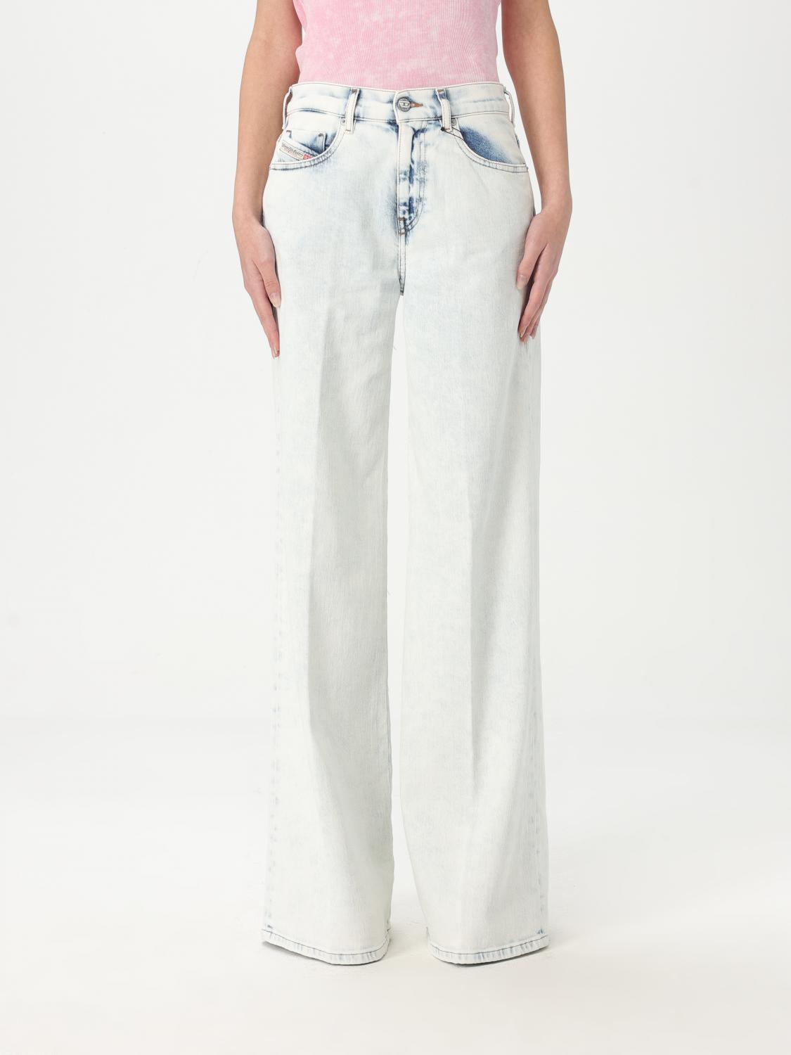 Diesel Blue Flare Jeans 1978 D-akemi 09l33 In Denim