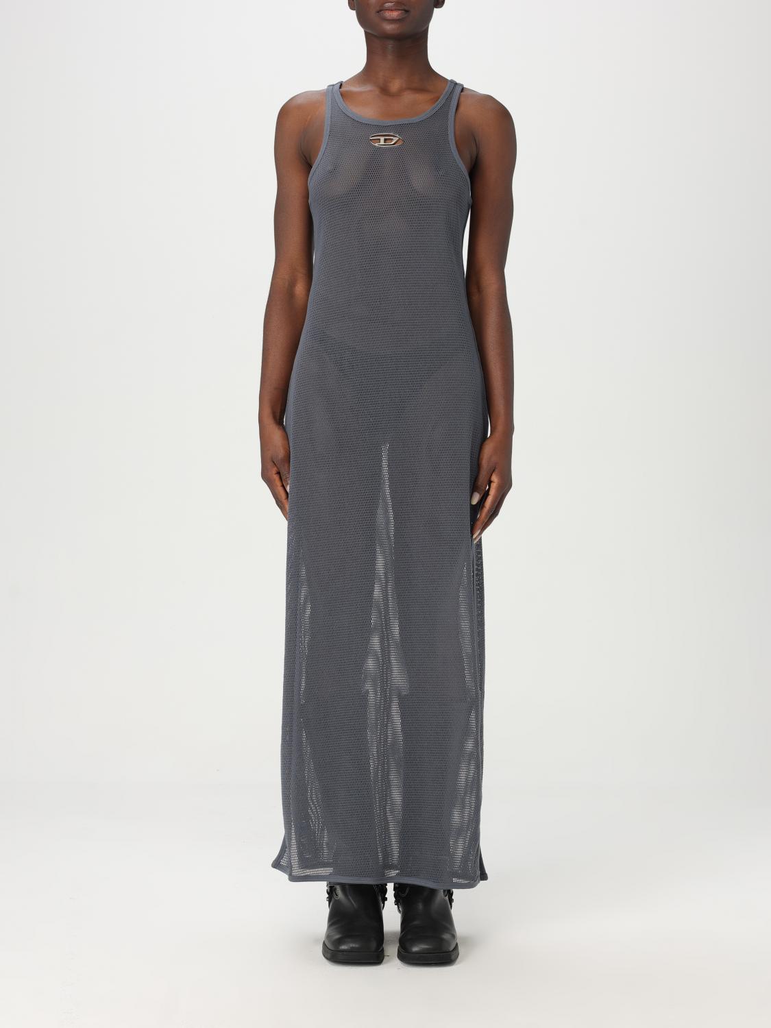 Diesel Grey Jennifer-utlt Beach Dress In Grey