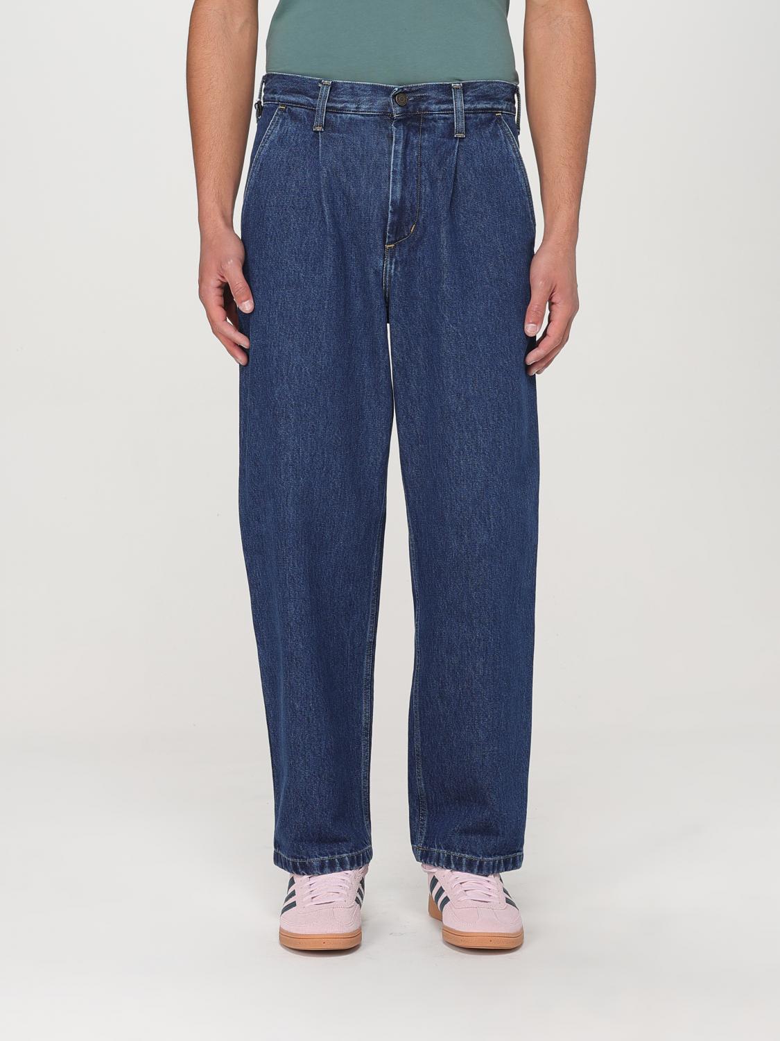 Carhartt Pants Wip Men Color Blue