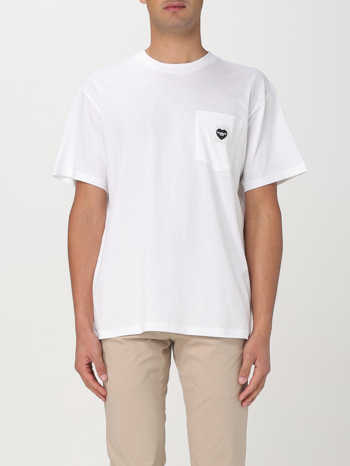 Carhartt T-shirt Featuring Chest Pocket Detail In White 1